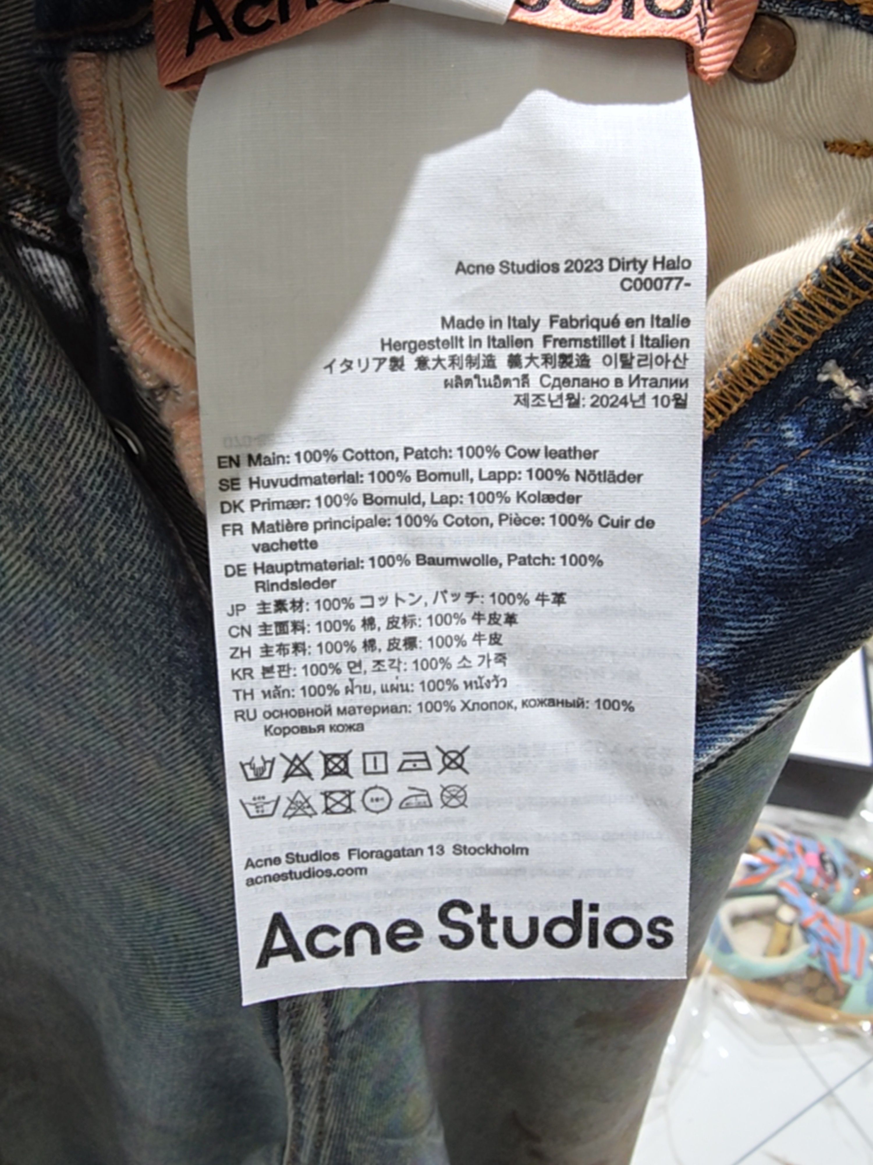 Acne Studios Acne Studios Dirty Halo Wash Jeans Size 24 Size 24" / US 00 / IT 34 - 4 Thumbnail