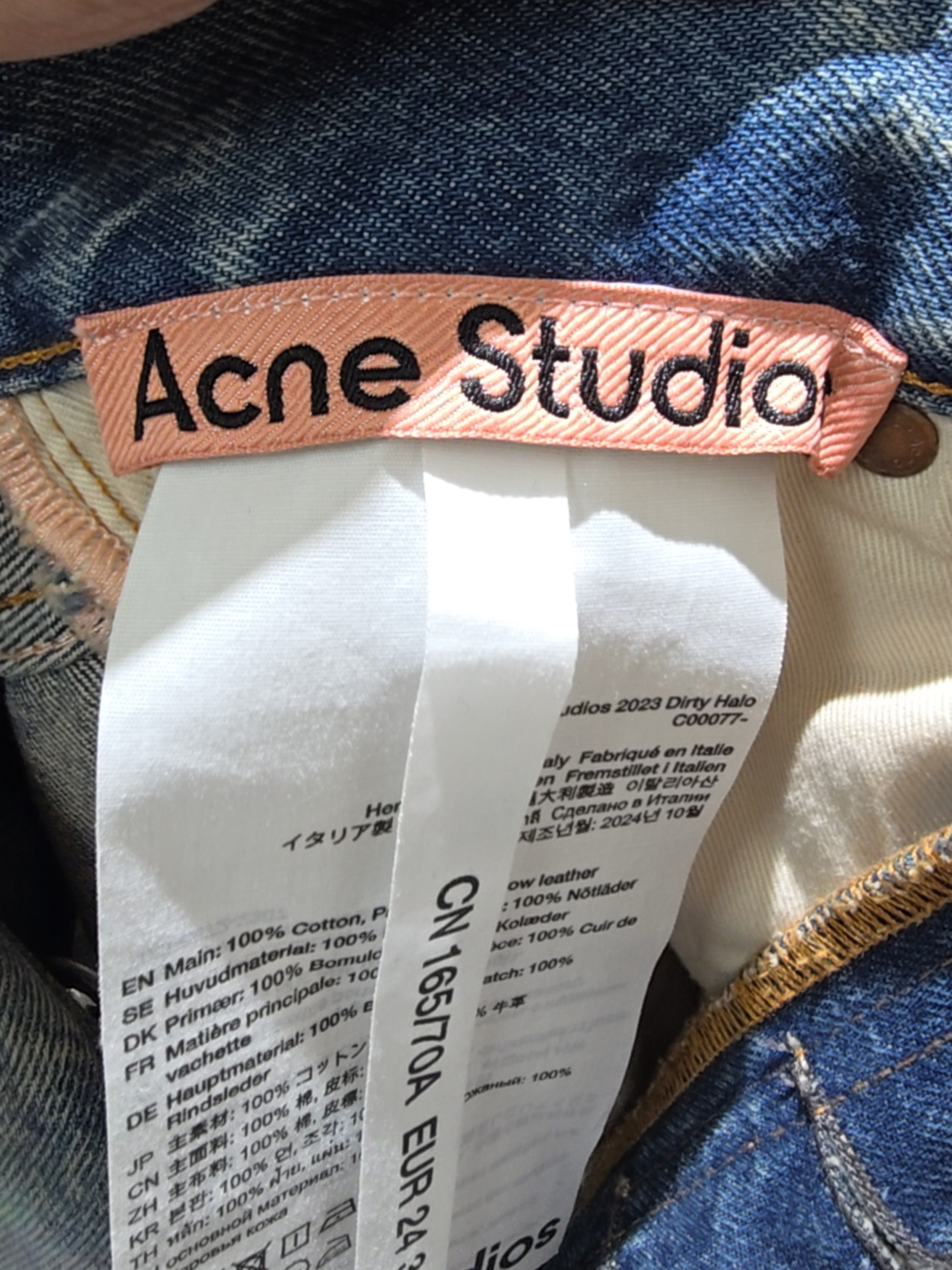 Acne Studios Acne Studios Dirty Halo Wash Jeans Size 24 Size 24" / US 00 / IT 34 - 3 Thumbnail