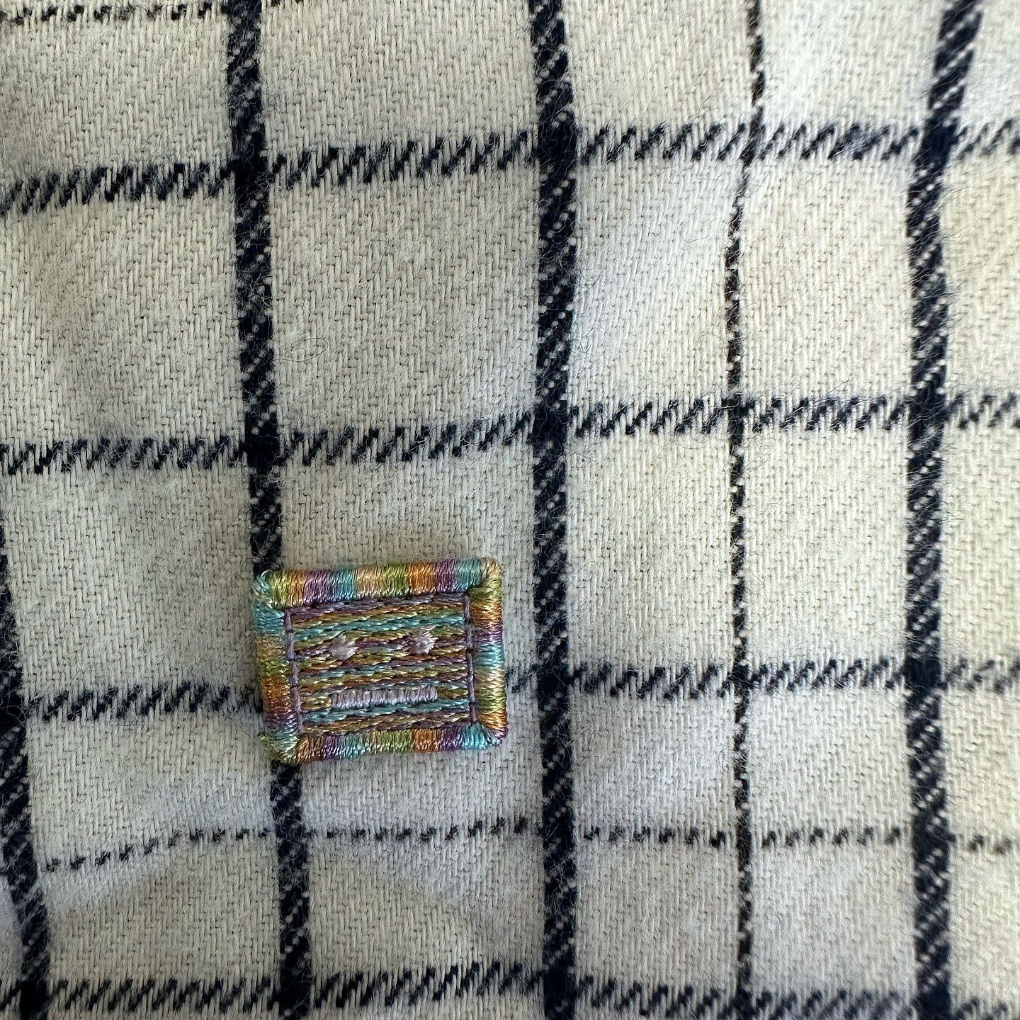 Acne Studios Acne Studios Check Face Patch Shirt Size XS Size US XS / EU 42 / 0 - 6 Thumbnail