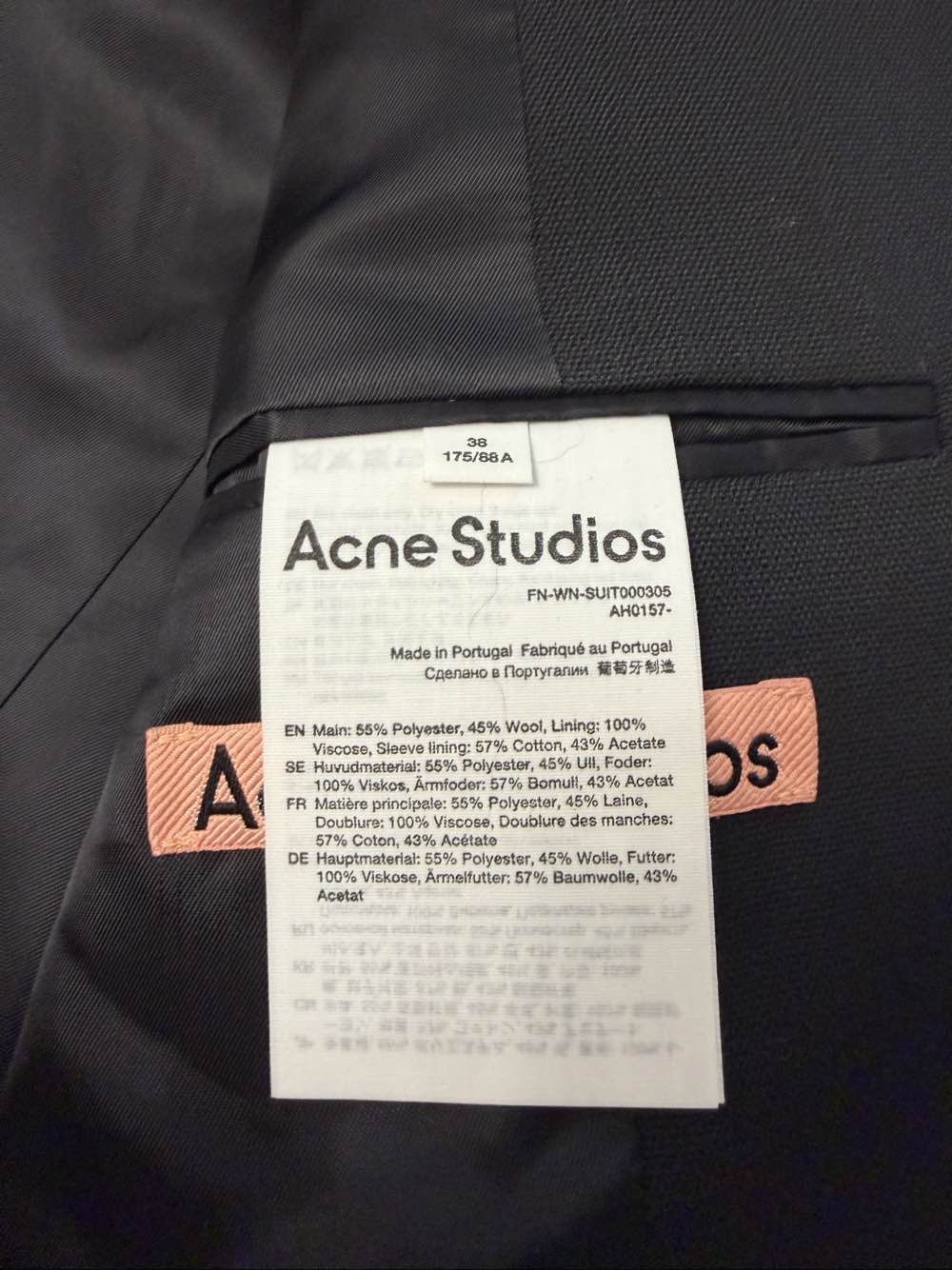 Acne Studios Acne Studios Wool Blend Double Breasted Blazer 38 Size S / US 4 / IT 40 - 4 Thumbnail