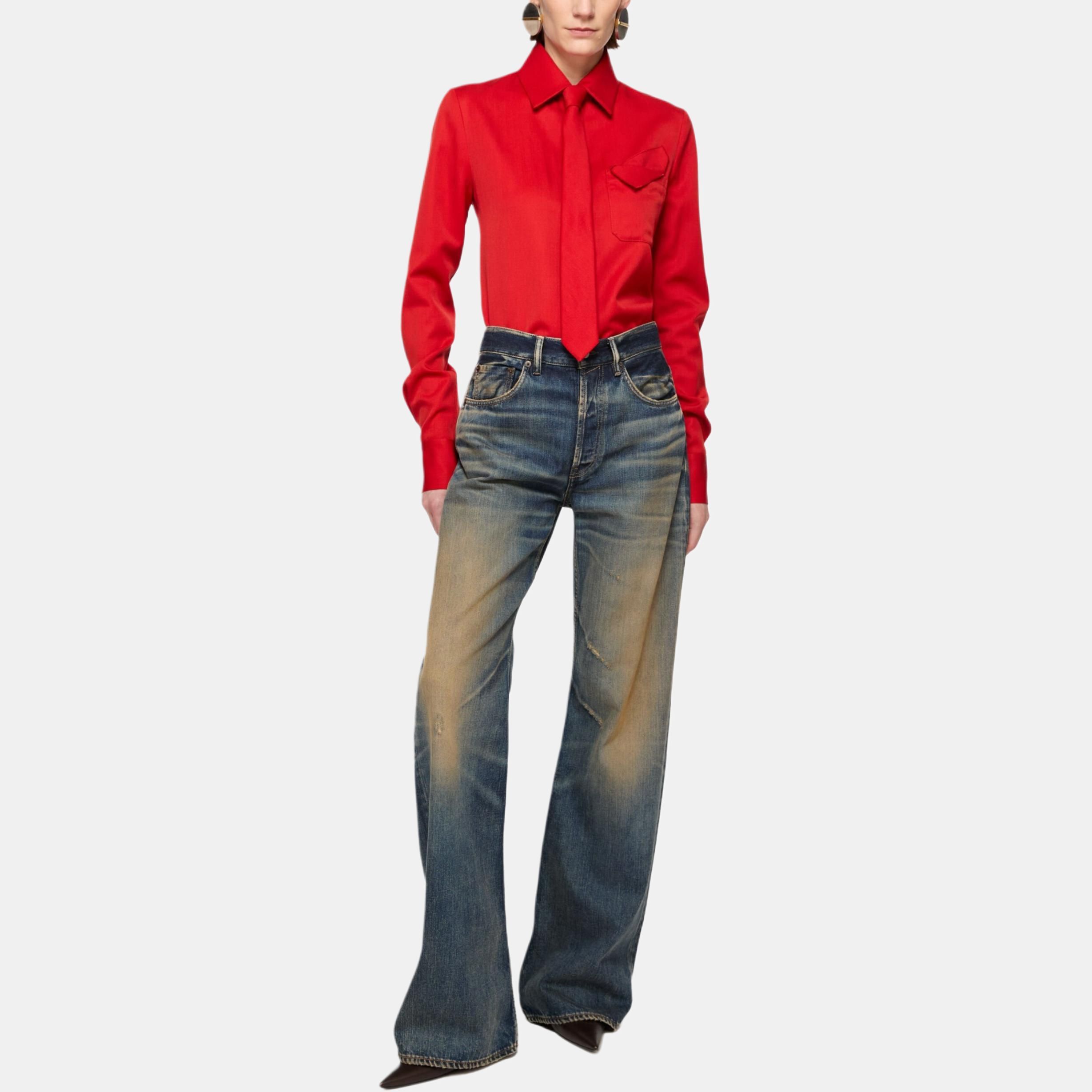 Acne Studios Acne Studios Rocka Distressed Jeans Size 26 Size 26" / US 2 / IT 38 - 10 Thumbnail