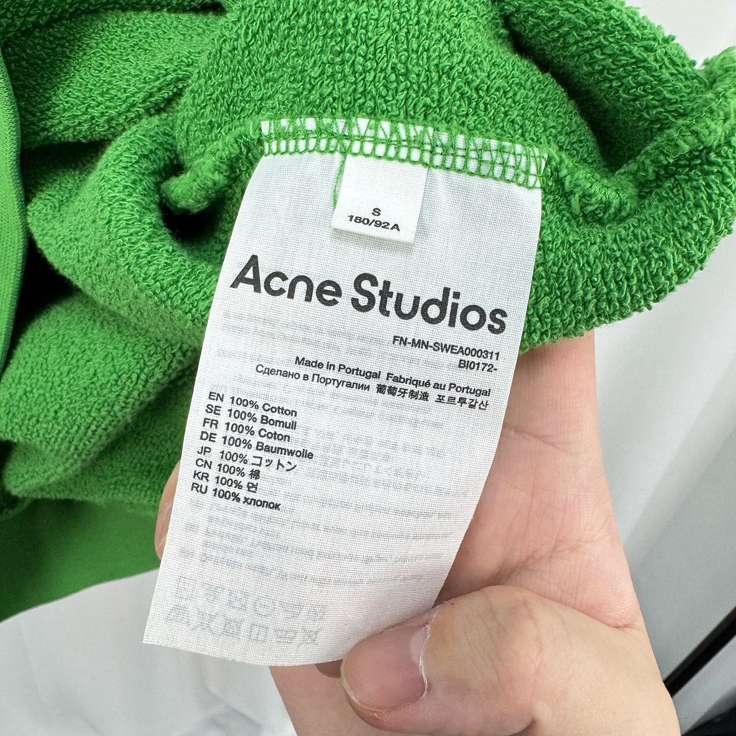 Acne Studios Acne Studios Logo Sweatshirt Size S Size US S / EU 44-46 / 1 - 4 Thumbnail
