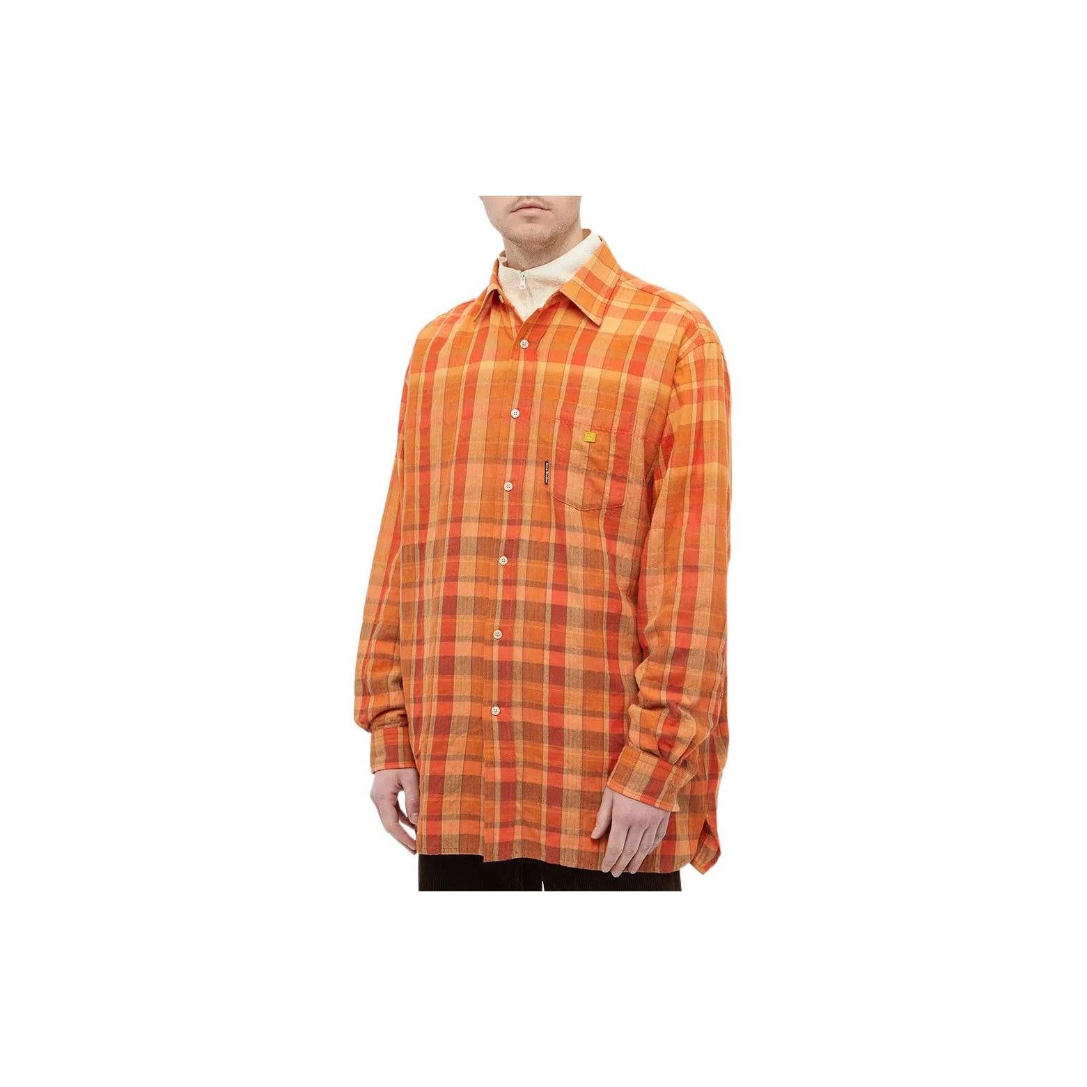 Acne Studios Acne Studios Plaid Button Up Shirt Size M Size US M / EU 48-50 / 2 - 8 Thumbnail