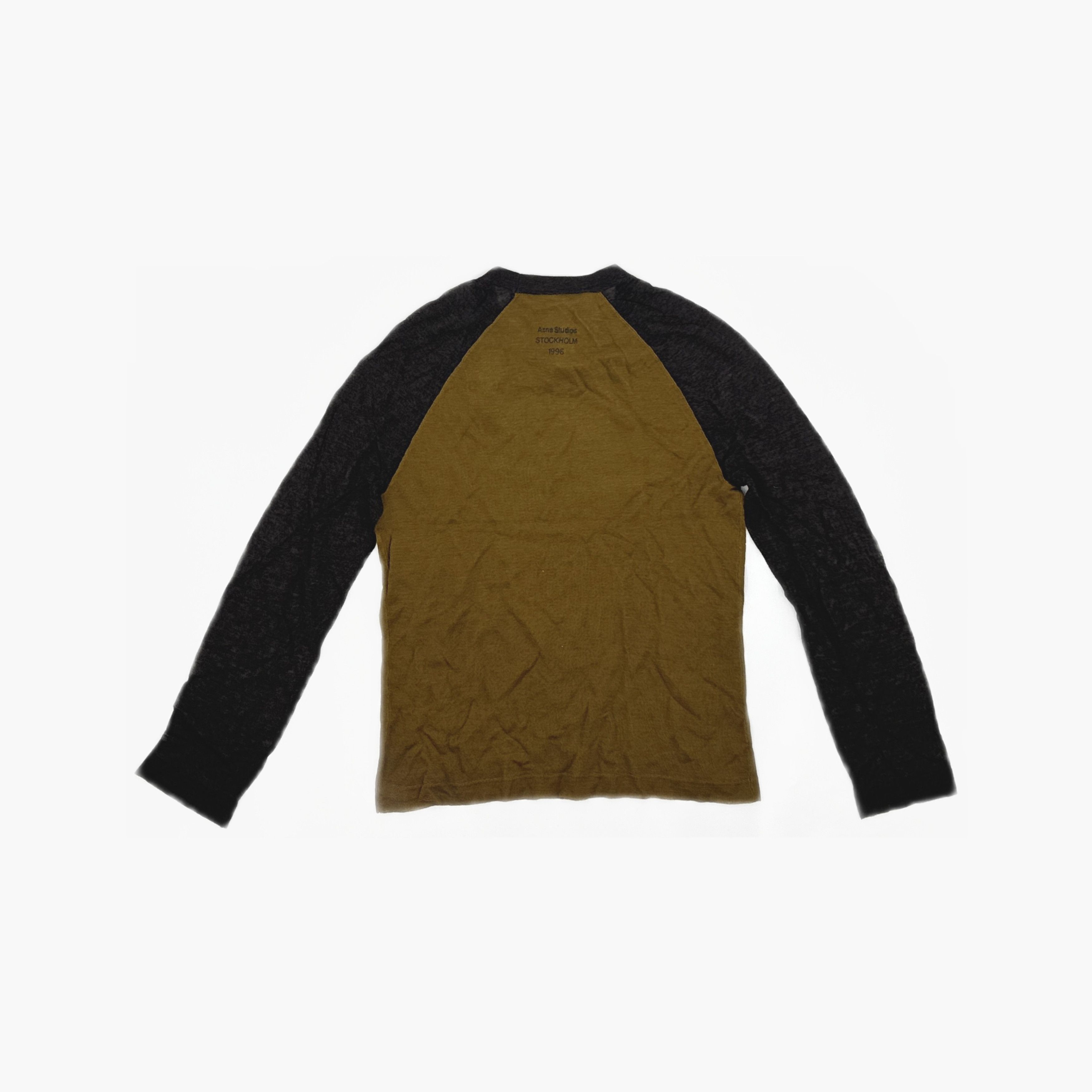 Acne Studios Acne Studios Raglan Long Sleeve Tee Size XS Size XS / US 0-2 / IT 36-38 - 2 Thumbnail
