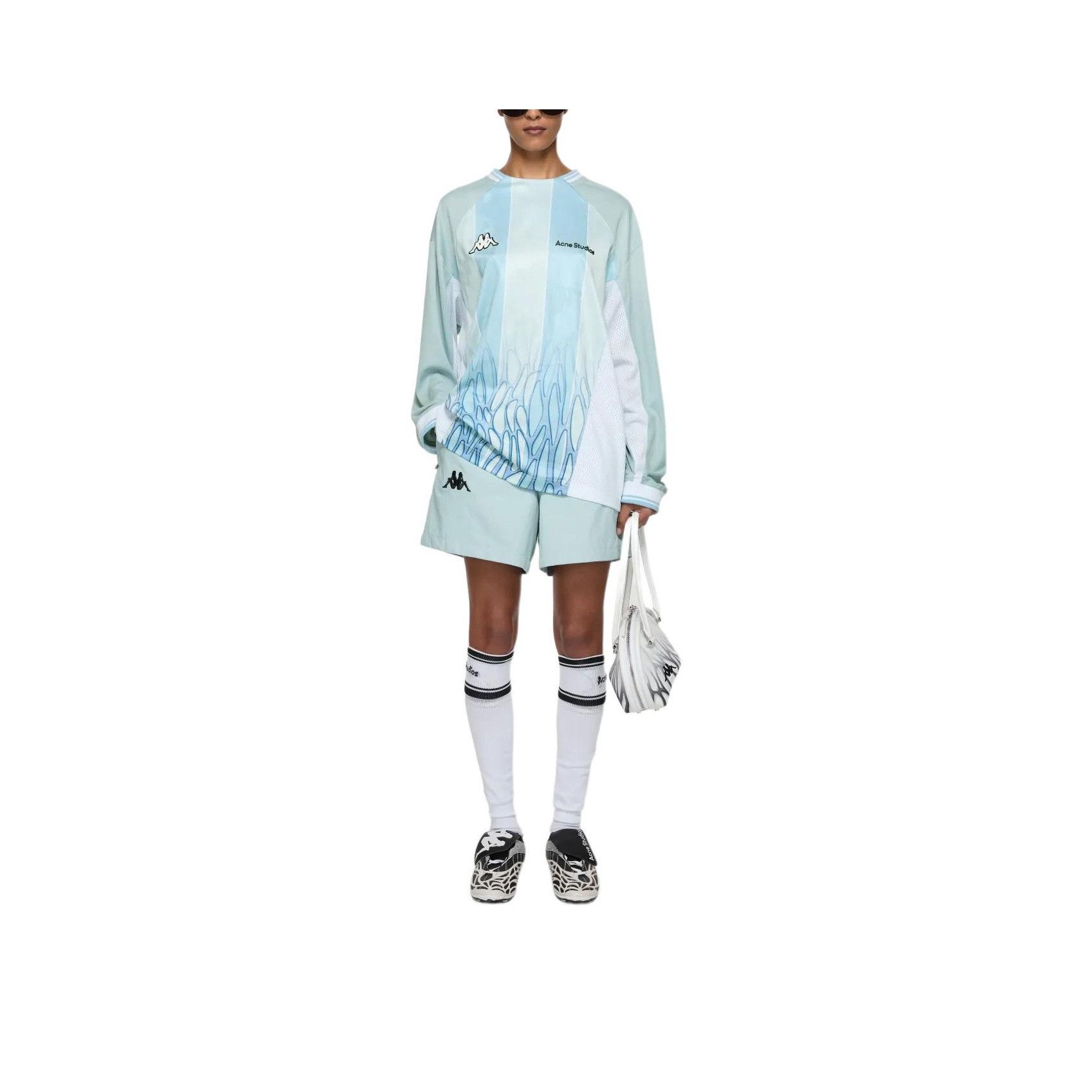 Acne Studios Acne Studios x Kappa Logo Striped Long Sleeve T-Shirt L Size US L / EU 52-54 / 3 - 5 Thumbnail