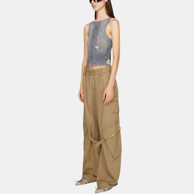 Acne Studios Acne Studios Cotton Cargo Trousers Size 38 Size 26" / US 2 / IT 38 - 6 Thumbnail