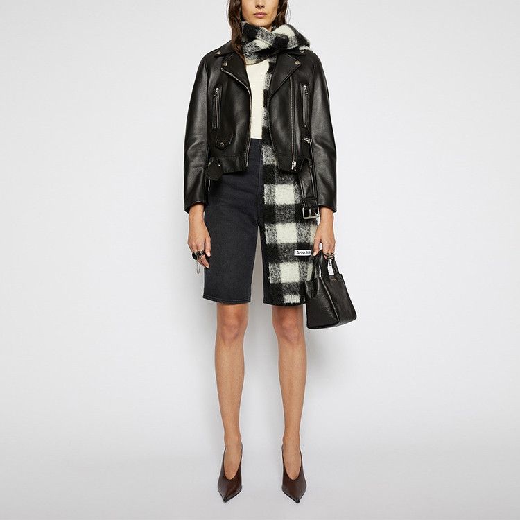 Acne Studios Acne Studios Lambskin Leather Biker Jacket Size 36 Size XS / US 0-2 / IT 36-38 - 7 Thumbnail
