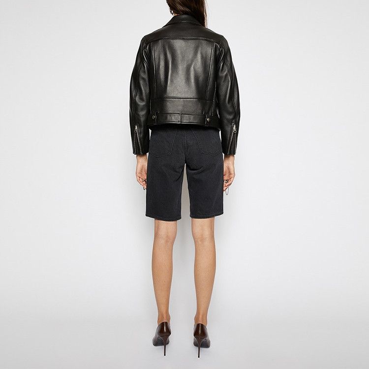 Acne Studios Acne Studios Lambskin Leather Biker Jacket Size 36 Size XS / US 0-2 / IT 36-38 - 8 Thumbnail