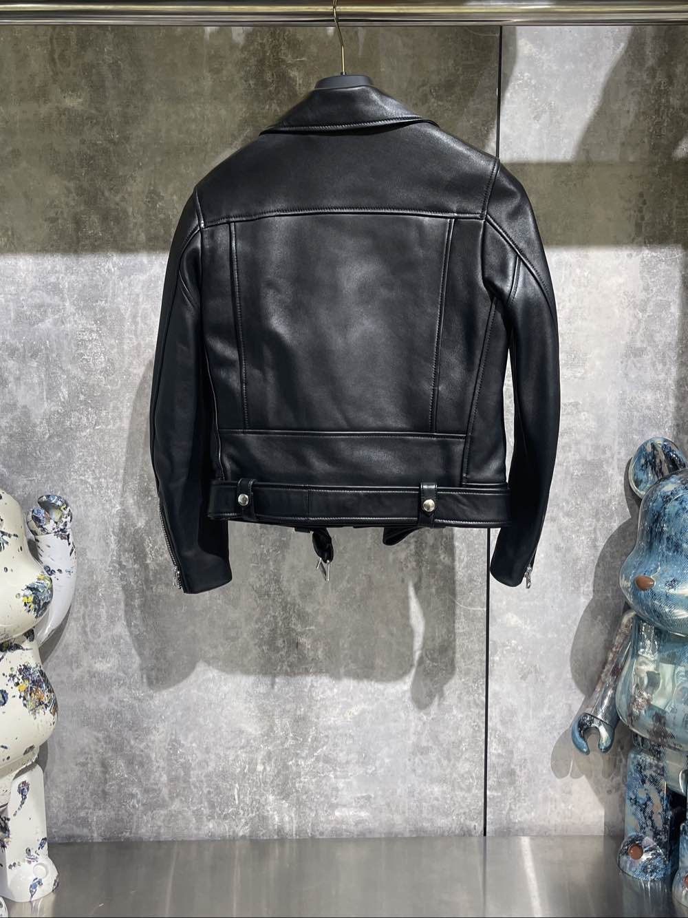 Acne Studios Acne Studios Lambskin Leather Biker Jacket Size 36 Size XS / US 0-2 / IT 36-38 - 2 Thumbnail