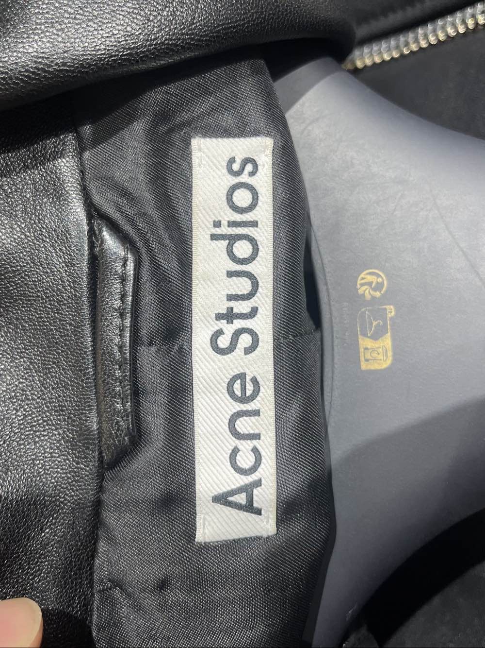 Acne Studios Acne Studios Lambskin Leather Biker Jacket Size 36 Size XS / US 0-2 / IT 36-38 - 3 Thumbnail