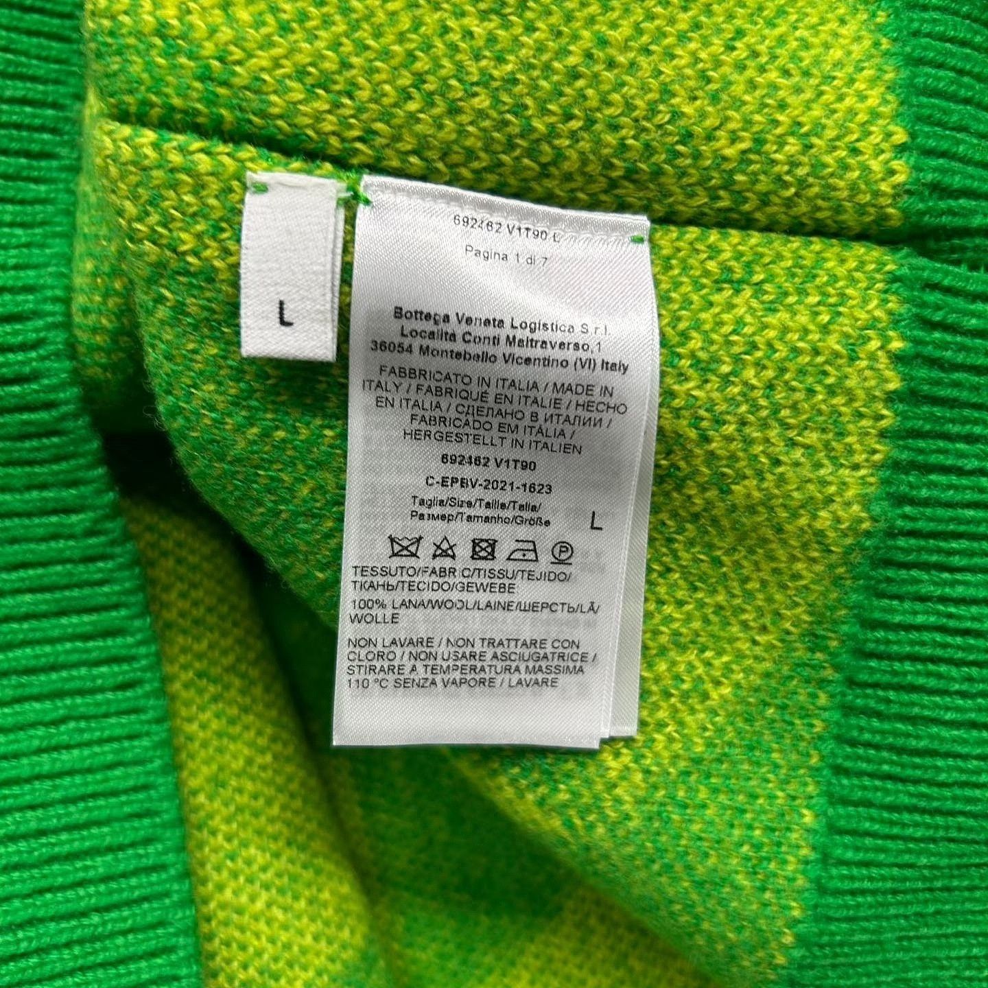 Bottega Veneta Bottega Veneta Abstract Pattern Sweater Size L Size US L / EU 52-54 / 3 - 4 Thumbnail