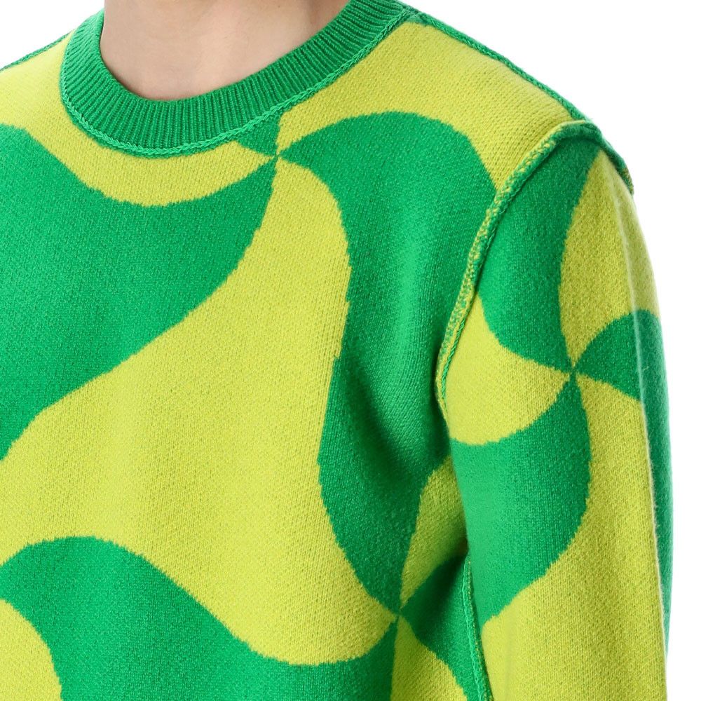 Bottega Veneta Bottega Veneta Abstract Pattern Sweater Size L Size US L / EU 52-54 / 3 - 10 Thumbnail