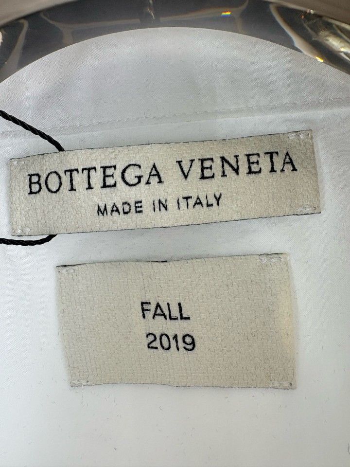 Bottega Veneta Bottega Veneta Pleated Bib Shirt Size L Size US XS / EU 42 / 0 - 3 Thumbnail