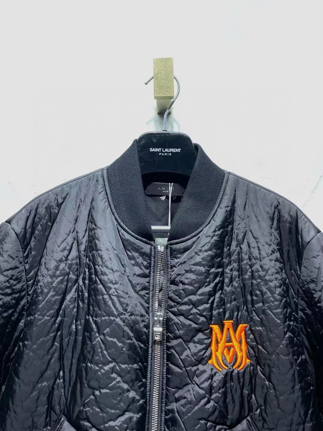 Amiri AMIRI Crinkle Nylon Bomber Jacket Size M Size US M / EU 48-50 / 2 - 7 Thumbnail