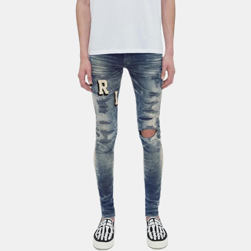Amiri Amiri Logo Patch Denim Jeans Size 33 Size US 33 - 7 Thumbnail