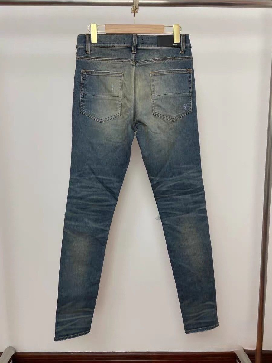 Amiri AMIRI Mx1 Distressed Jeans Size 32 Size US 32 / EU 48 - 2 Thumbnail