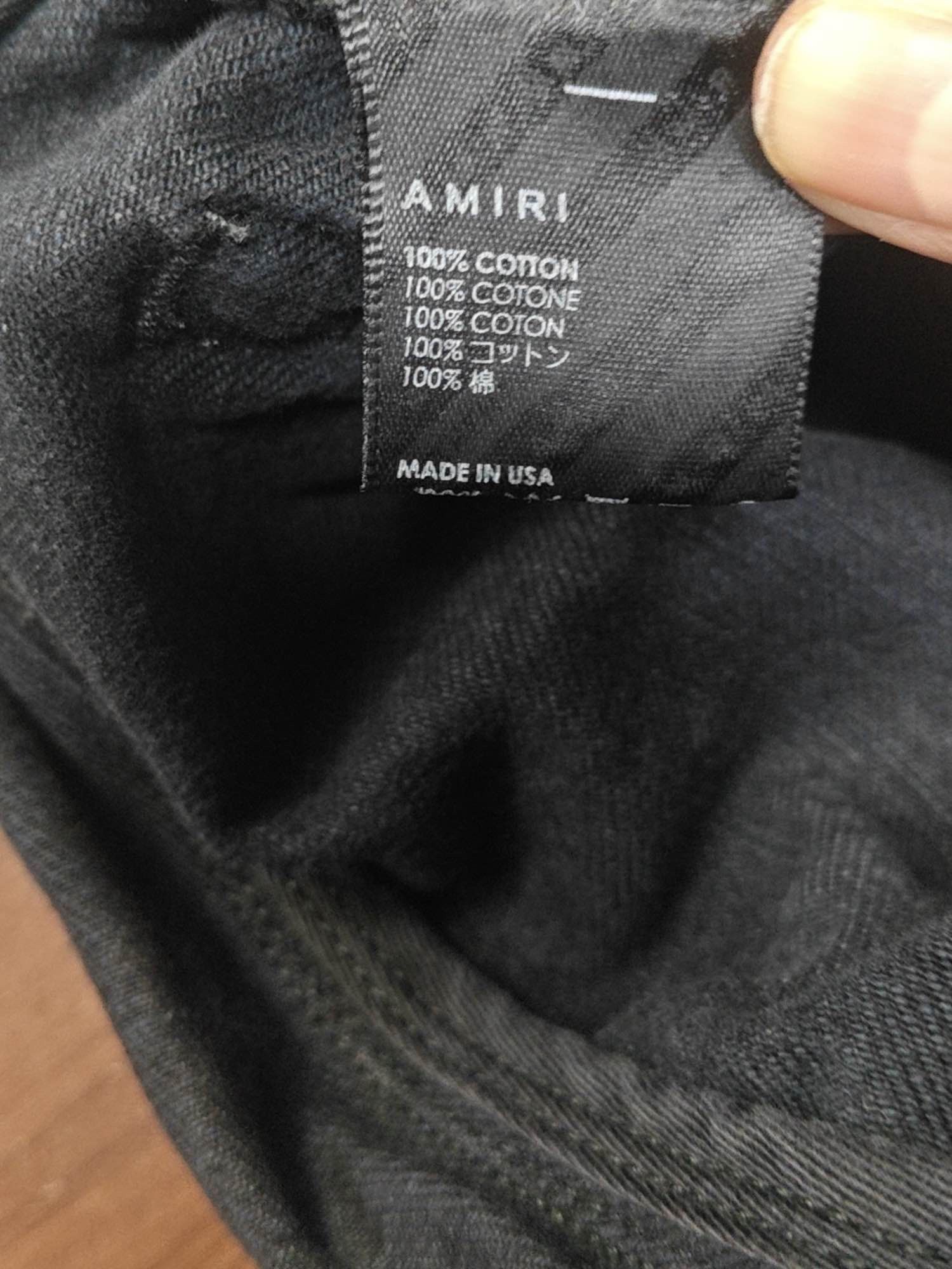 Amiri AMIRI Hockey Logo Straight Jeans Size 30 Size US 30 / EU 46 - 4 Thumbnail