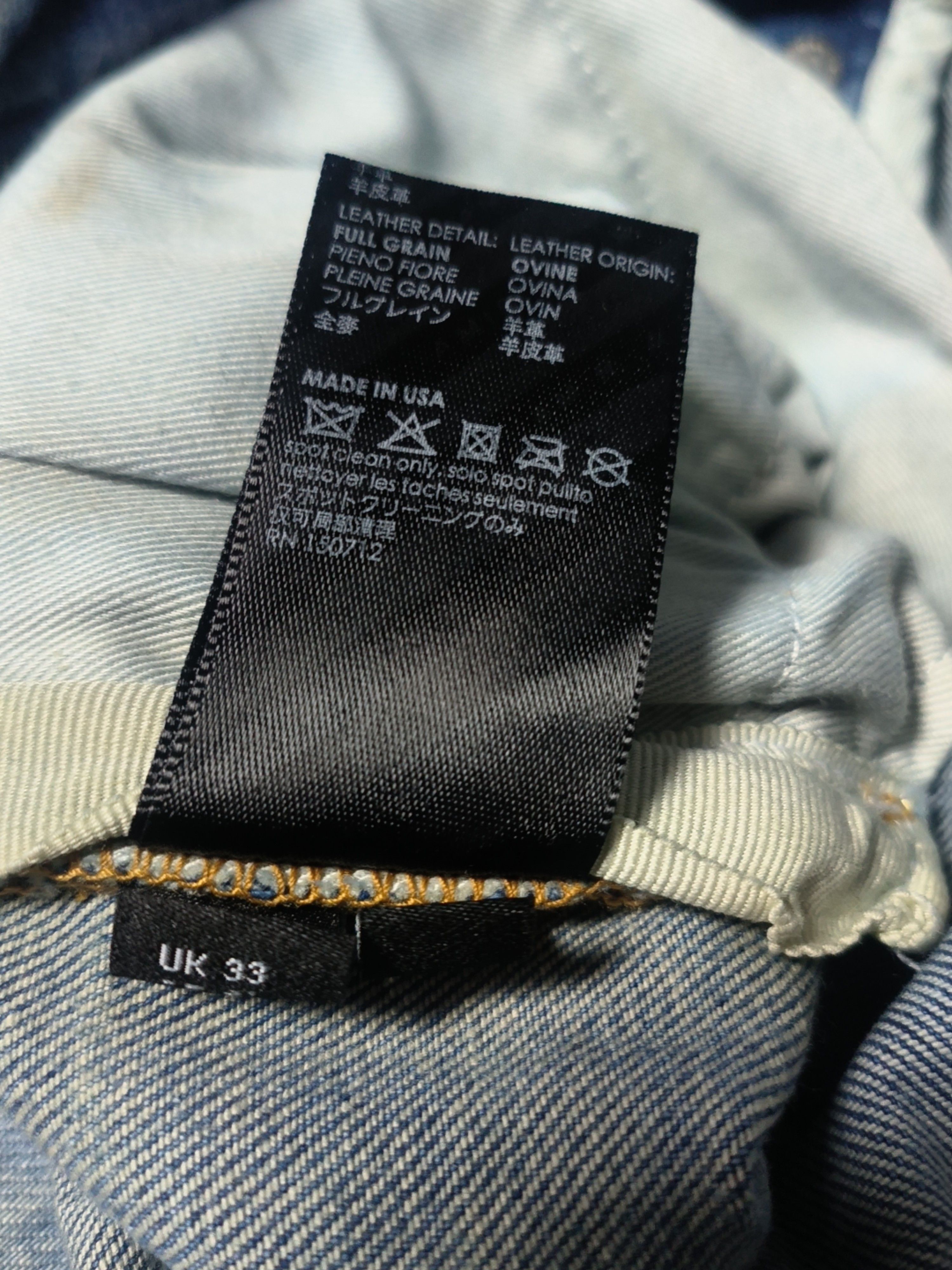 Amiri Amiri Mx1 Distressed Patch Jeans Size 33 Size US 33 - 4 Thumbnail