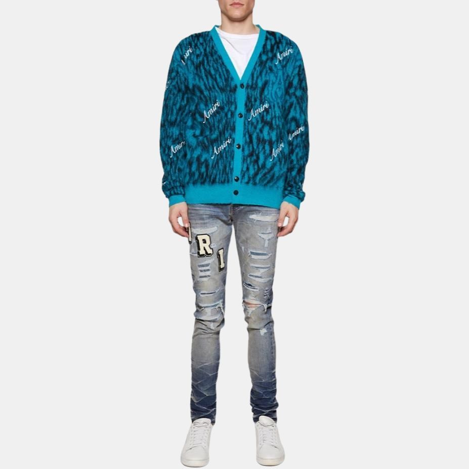 Amiri Amiri Letter Patch Distressed Jeans Size 34 Size US 34 / EU 50 - 6 Thumbnail