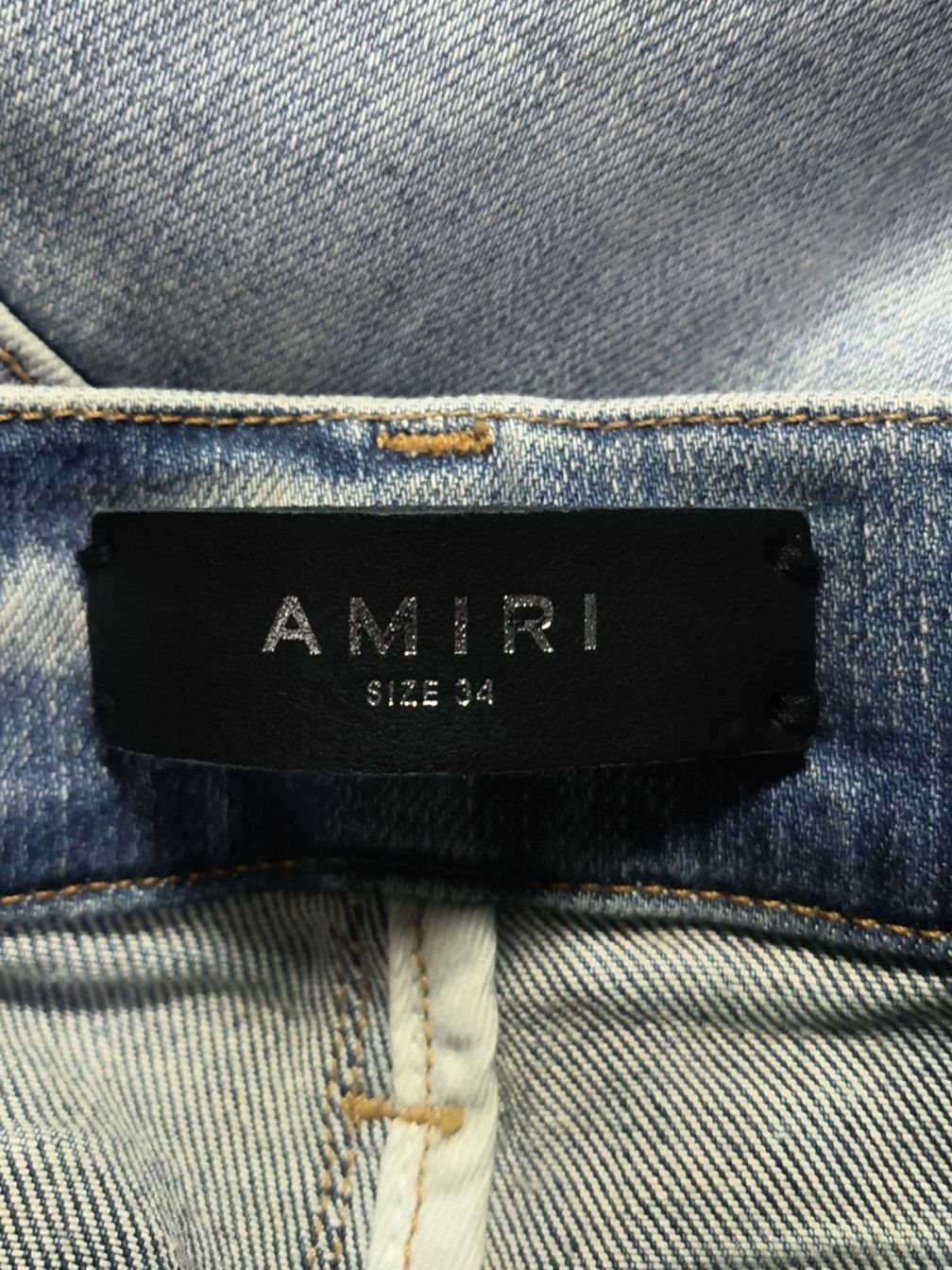 Amiri Amiri Letter Patch Distressed Jeans Size 34 Size US 34 / EU 50 - 3 Thumbnail