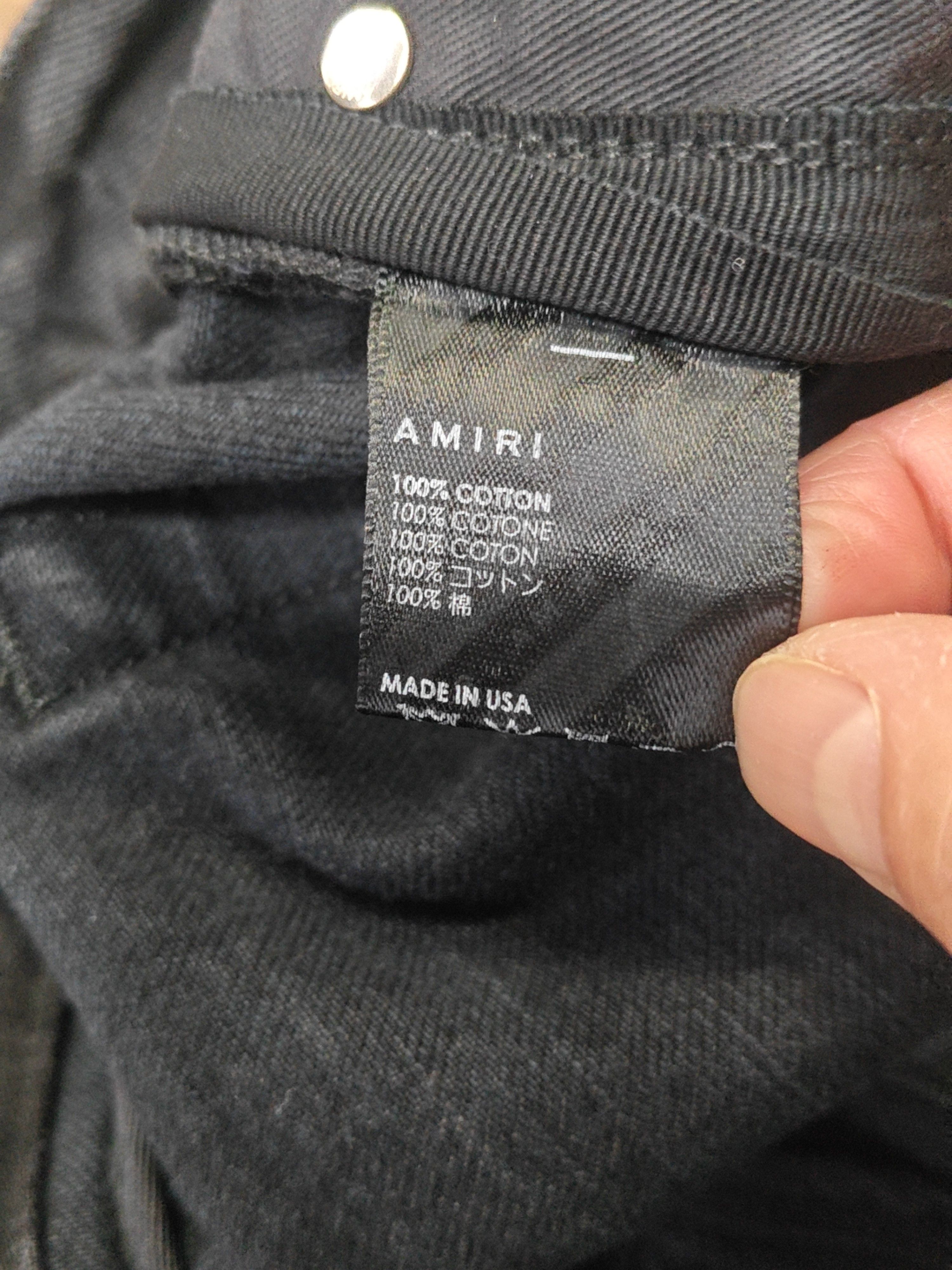 Amiri AMIRI Hockey Logo Straight Jeans Size 32 Size US 32 / EU 48 - 4 Thumbnail