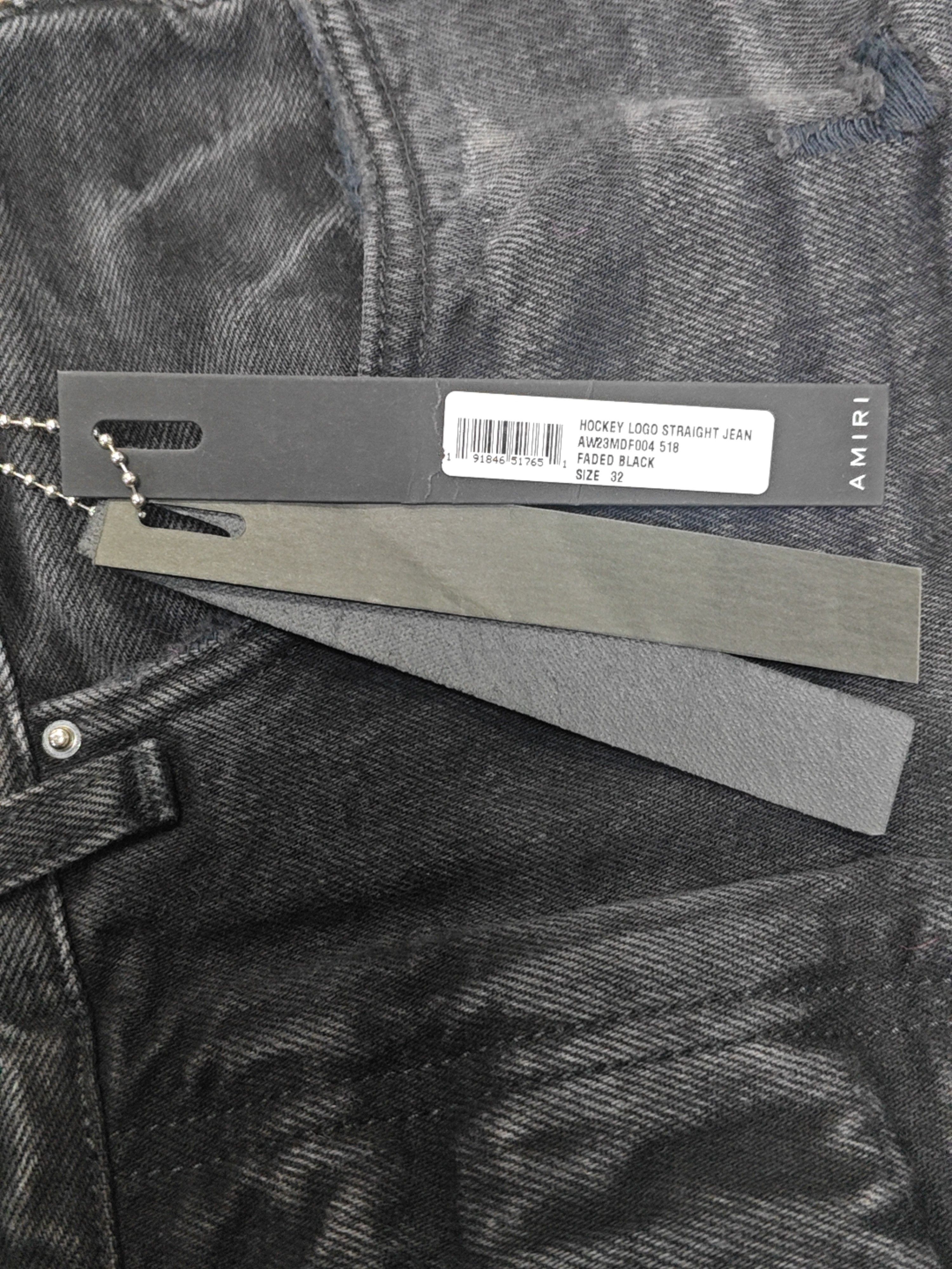 Amiri AMIRI Hockey Logo Straight Jeans Size 32 Size US 32 / EU 48 - 5 Thumbnail