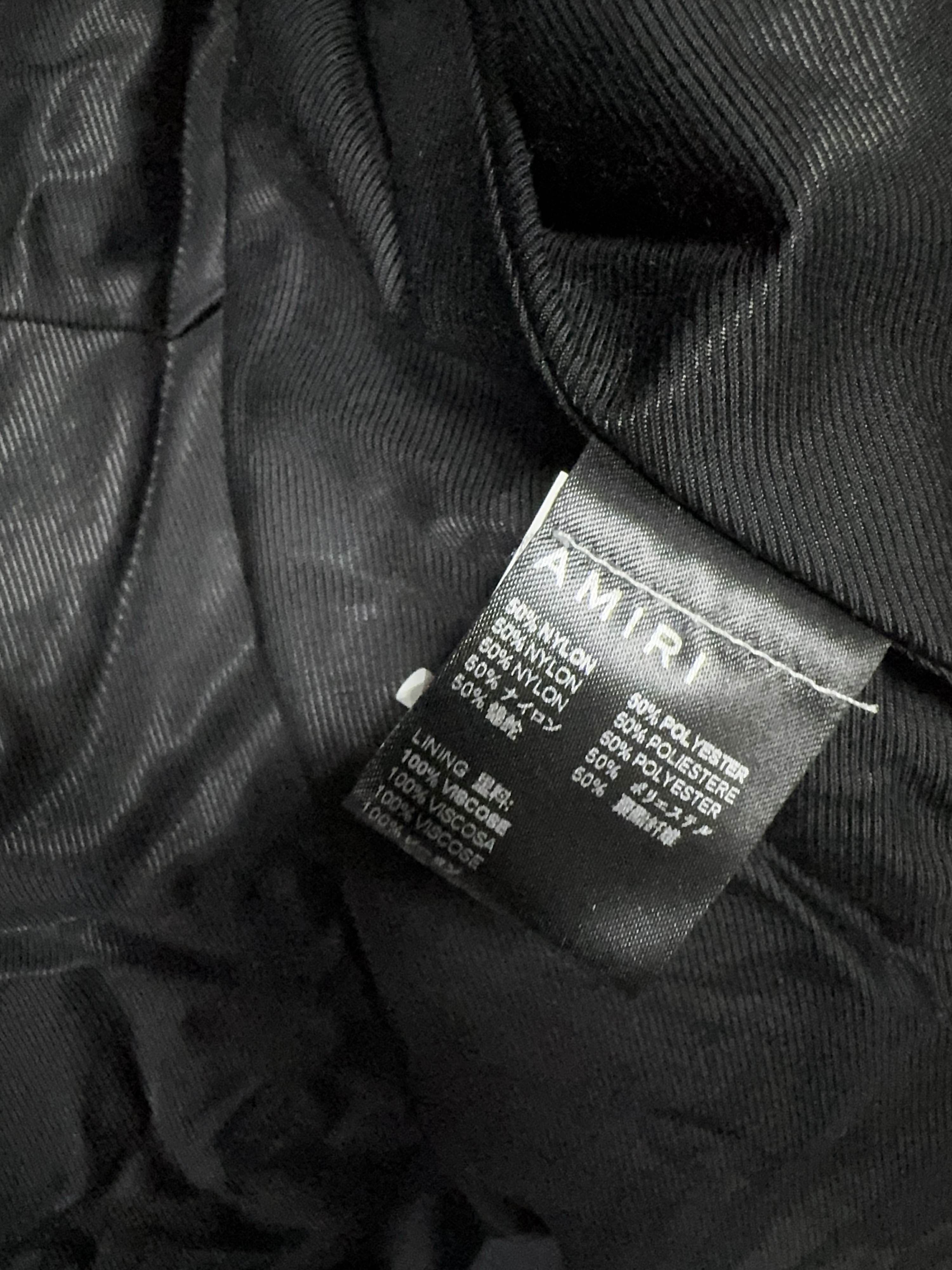 Amiri AMIRI Crinkle Nylon Bomber Jacket Size S Size US S / EU 44-46 / 1 - 4 Thumbnail