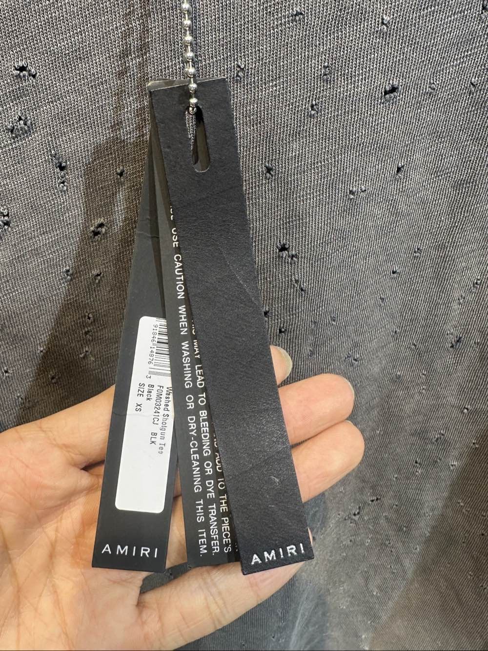 Amiri AMIRI Washed Shotgun T-Shirt US XS Size US XS / EU 42 / 0 - 5 Thumbnail