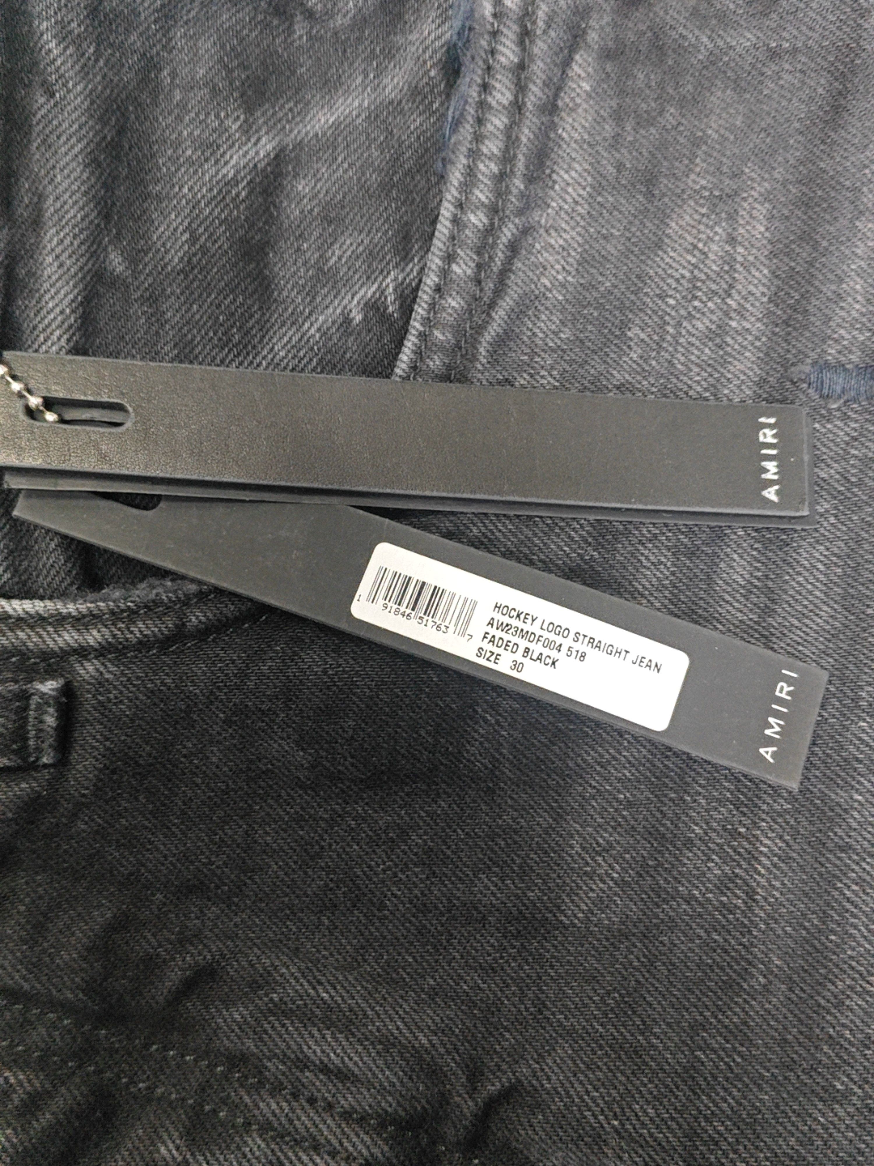 Amiri AMIRI Hockey Logo Straight Jeans Size 30 Size US 30 / EU 46 - 5 Thumbnail