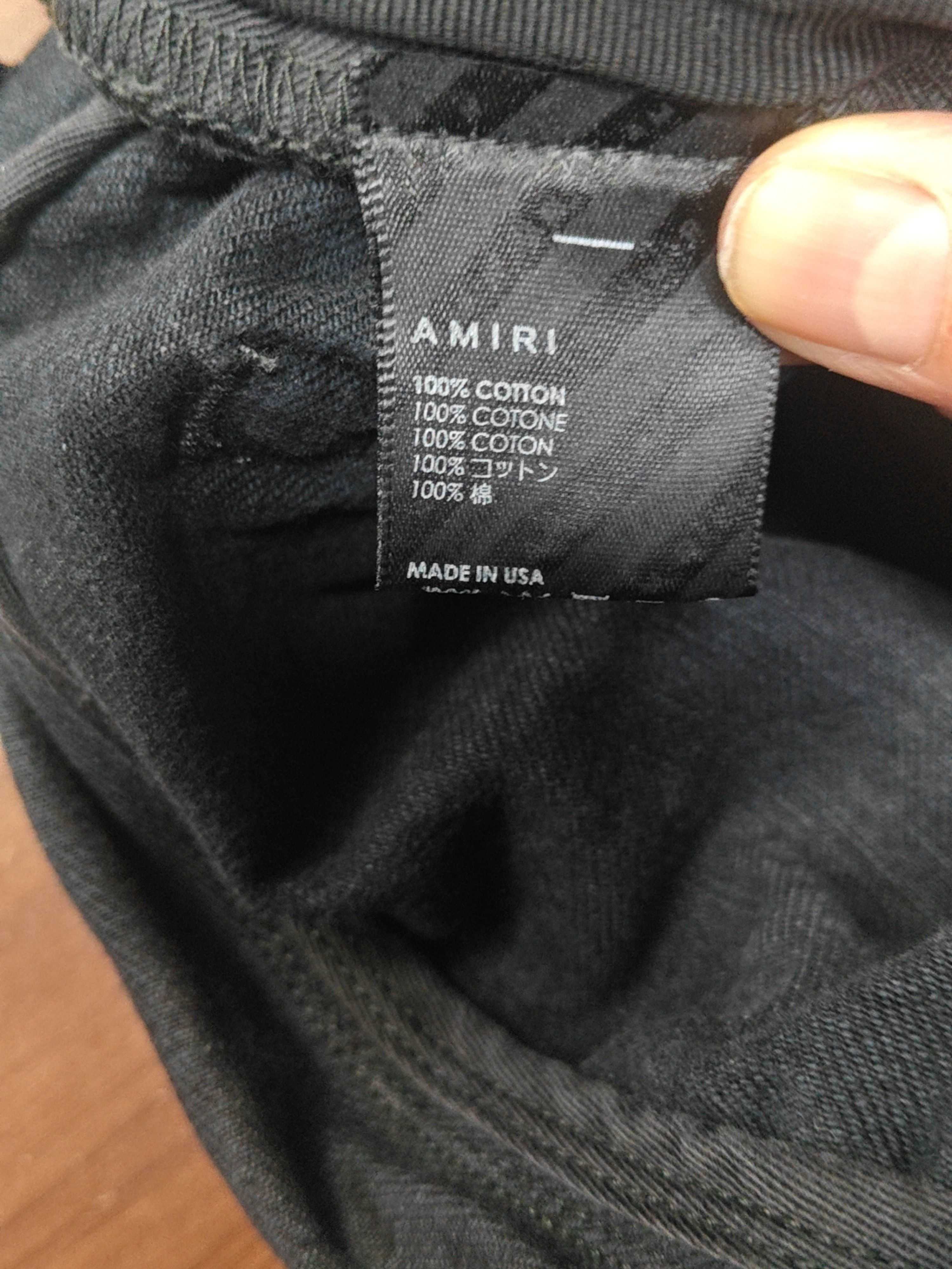 Amiri AMIRI Hockey Logo Straight Jeans Size 30 Size US 30 / EU 46 - 4 Thumbnail