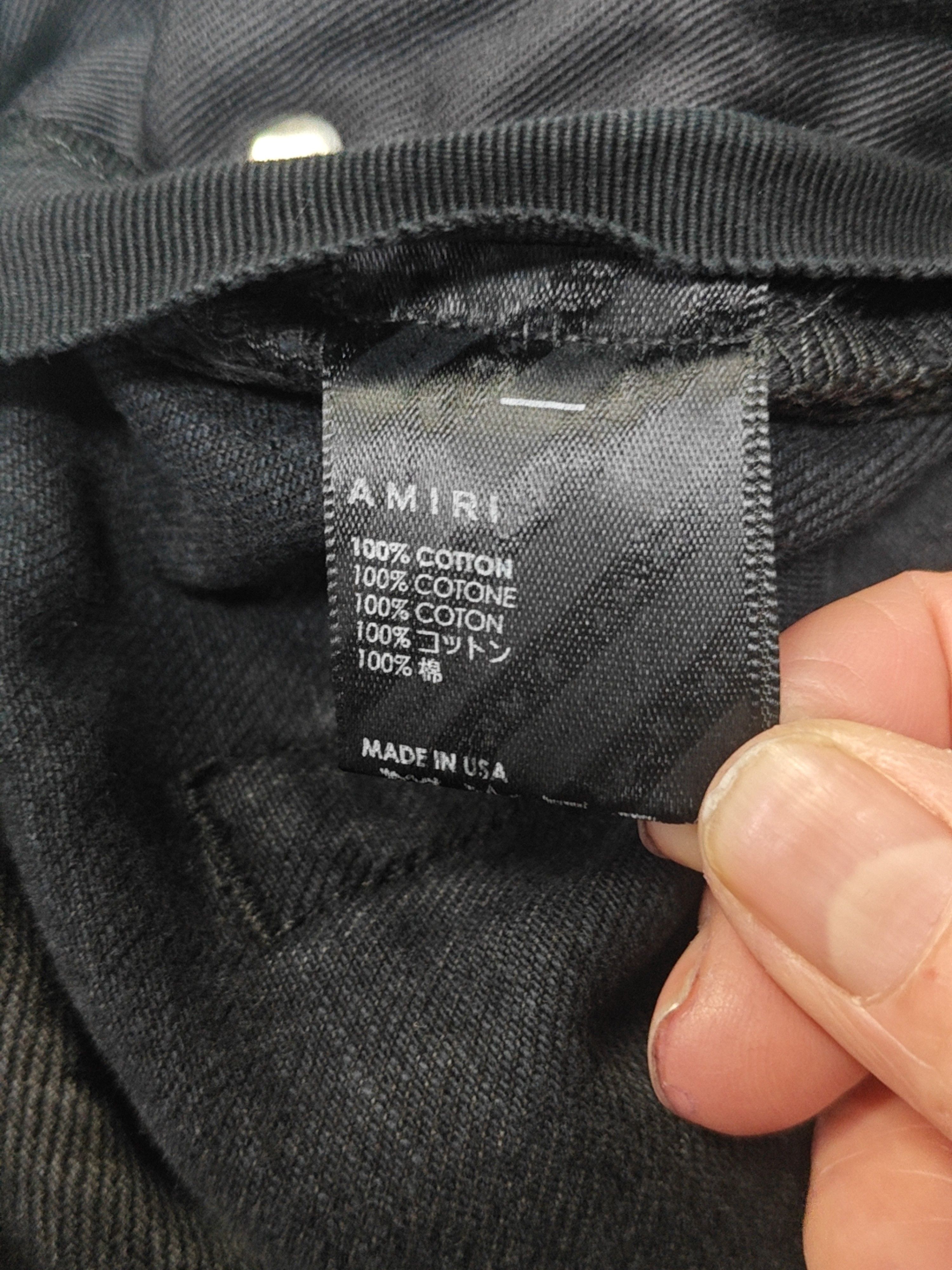 Amiri AMIRI Hockey Logo Straight Jeans Size 31 Size US 31 - 4 Thumbnail