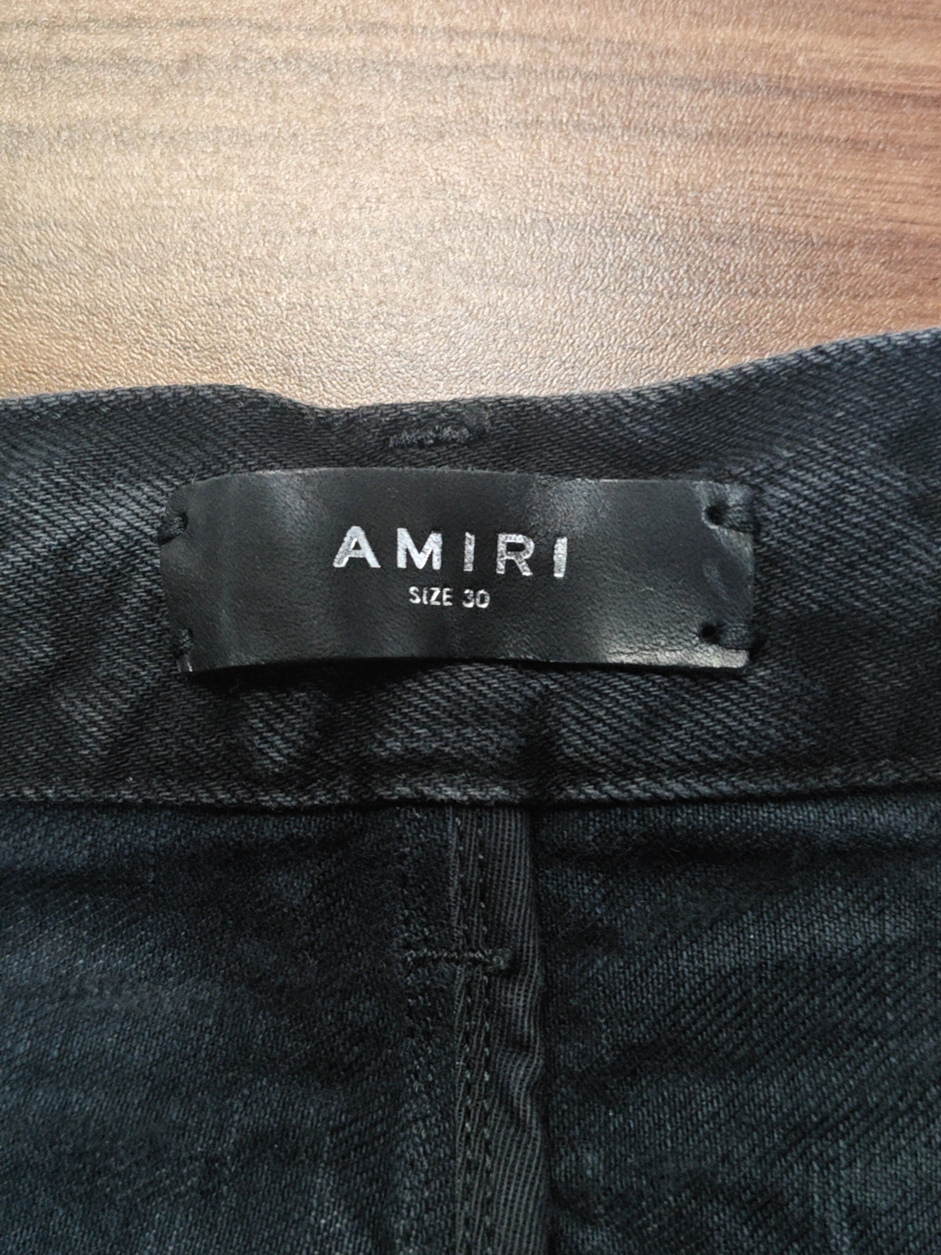 Amiri AMIRI Hockey Logo Straight Jeans Size 31 Size US 31 - 3 Thumbnail