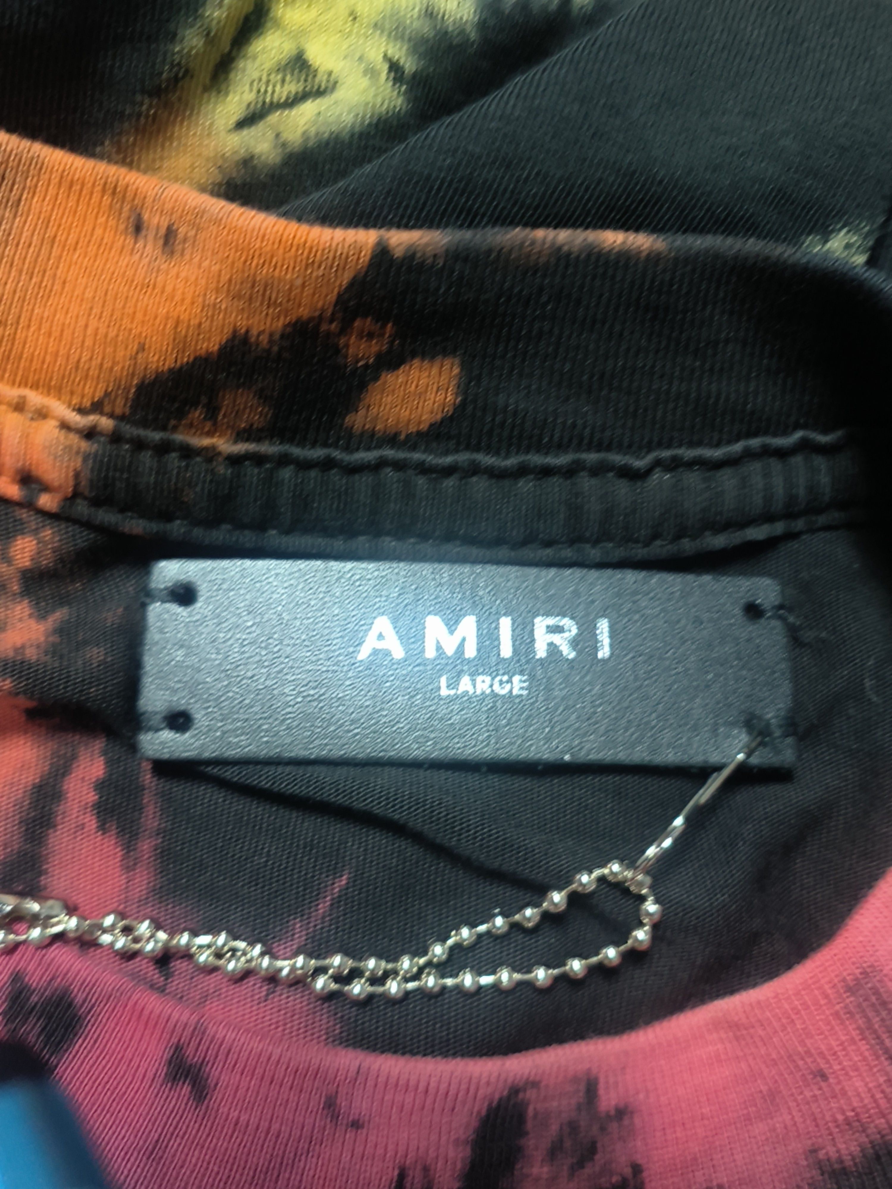 Amiri AMIRI Wild Ones Tie Dye T-Shirt Size L Size US L / EU 52-54 / 3 - 3 Thumbnail