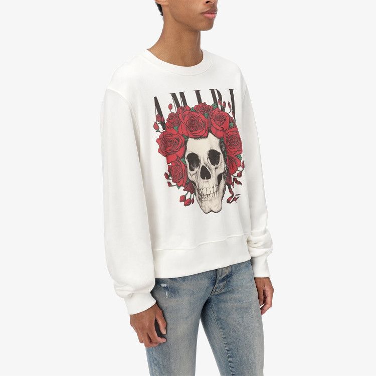 Amiri AMIRI Skull Rose Graphic Sweatshirt Size XS Size US XS / EU 42 / 0 - 10 Thumbnail