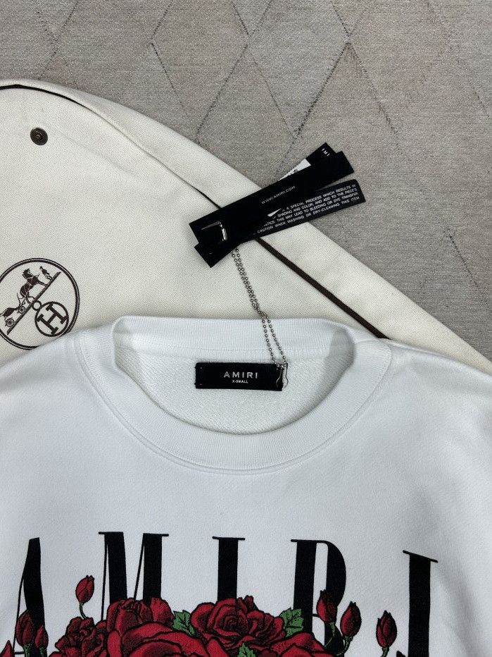 Amiri AMIRI Skull Rose Graphic Sweatshirt Size XS Size US XS / EU 42 / 0 - 3 Thumbnail