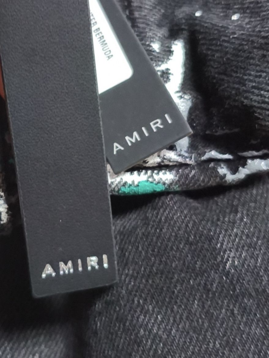 Amiri AMIRI Paint Splatter Denim Shorts Size 34 Size US 34 / EU 50 - 5 Thumbnail