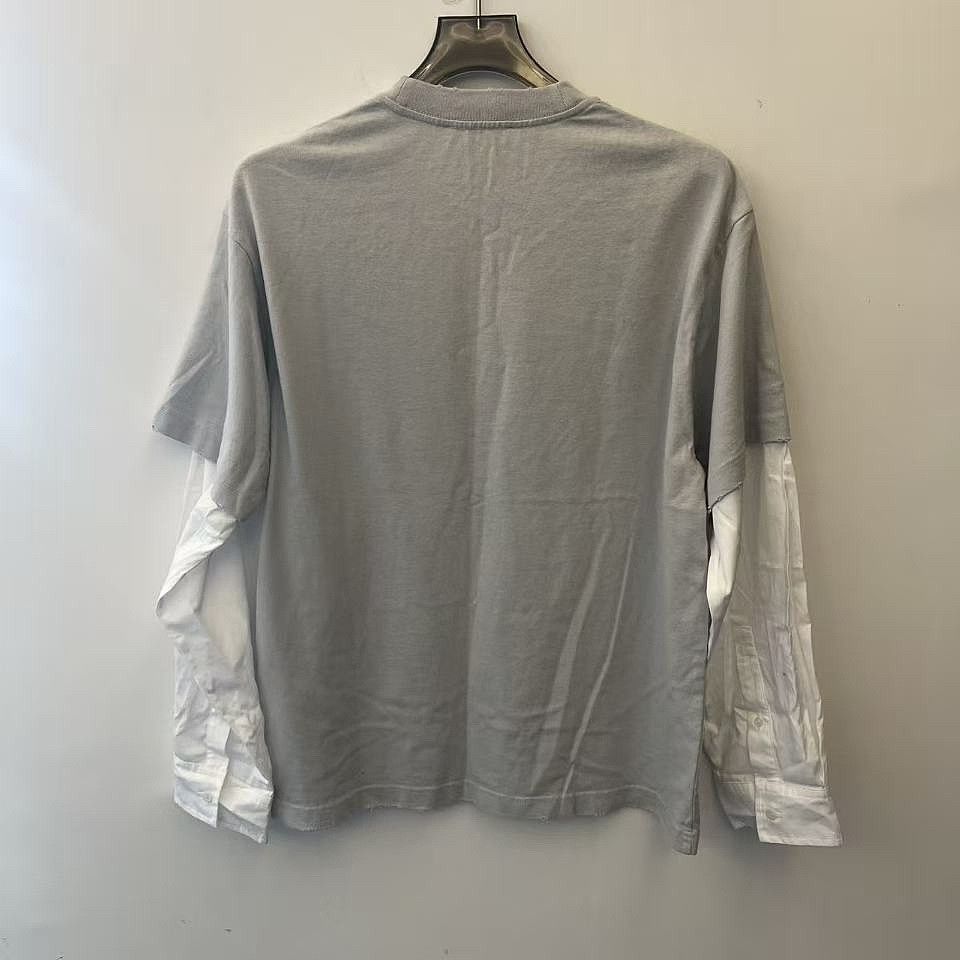 Acne Studios Acne Studios Logo Print Layered Long Sleeve T-Shirt XXS Size US XXS / EU 40 - 2 Thumbnail