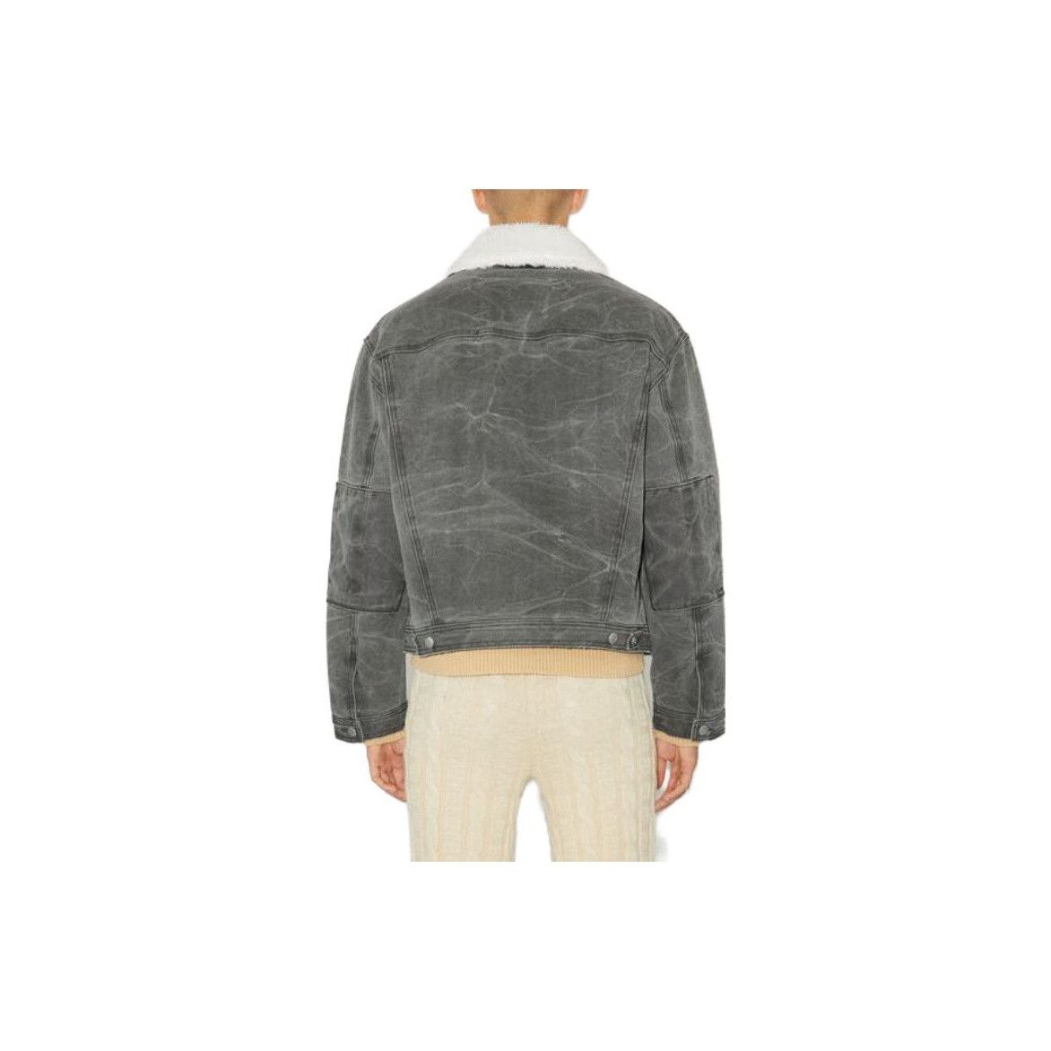 Acne Studios Acne Studios Shearling Collar Denim Jacket Size S Size US S / EU 44-46 / 1 - 9 Thumbnail