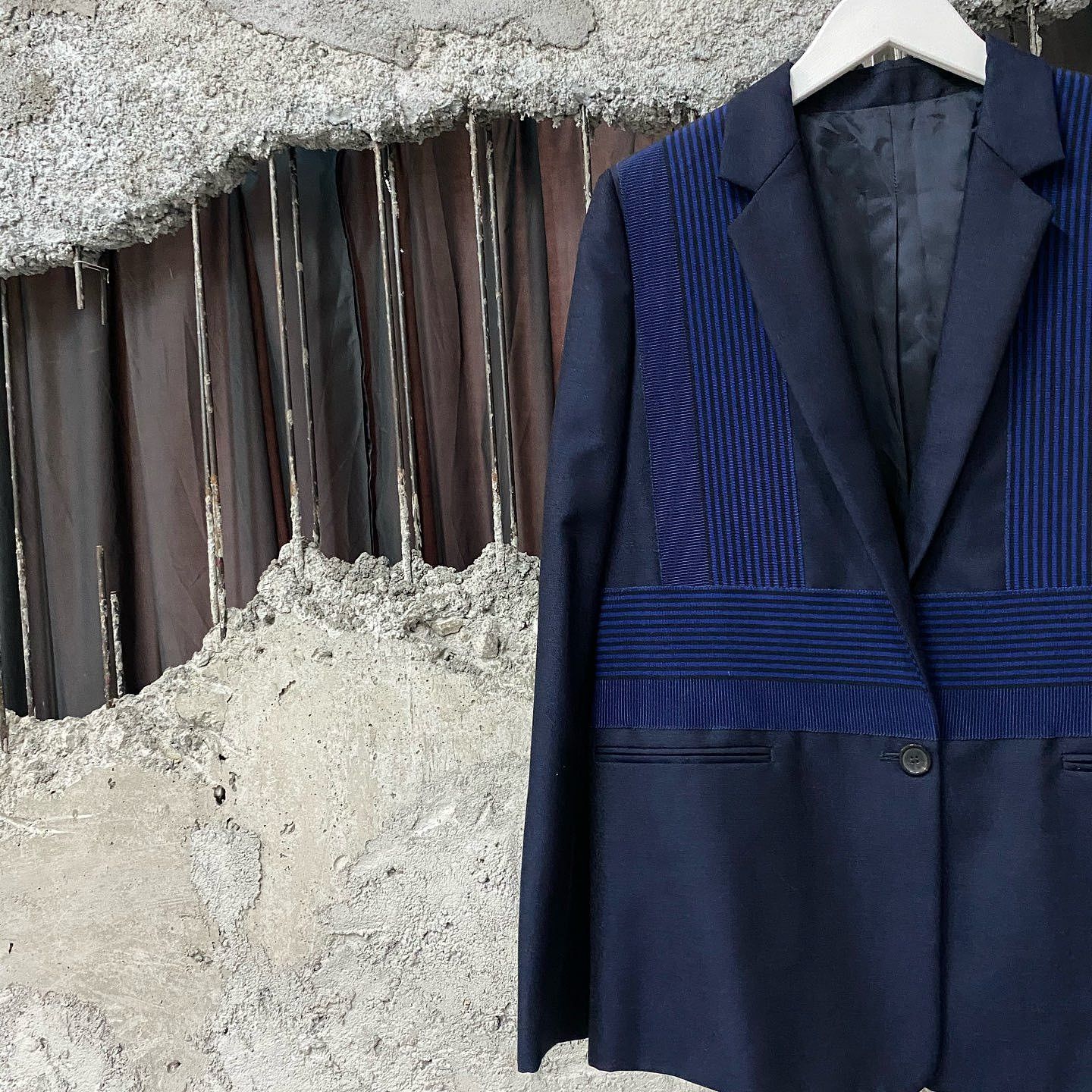 Acne Studios Acne Studios Striped Panel Blazer Size 34R Size 34R - 5 Thumbnail
