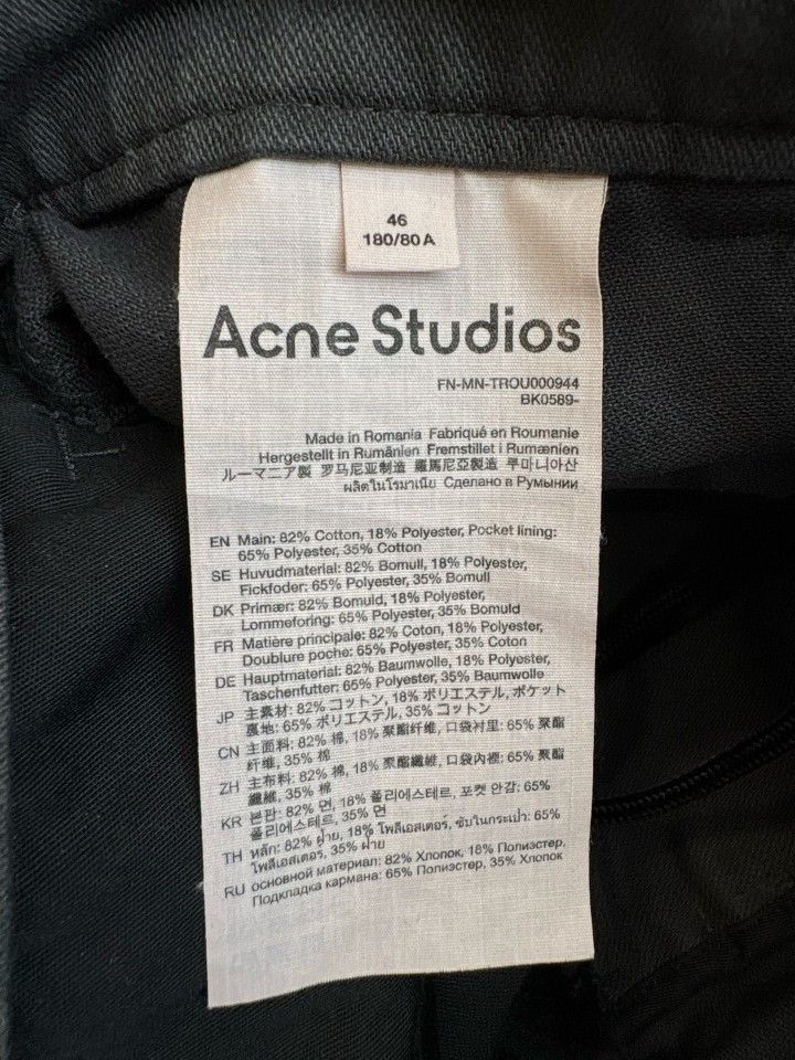 Acne Studios Acne Studios Cargo Pants Size 30 Size US 30 / EU 46 - 4 Thumbnail