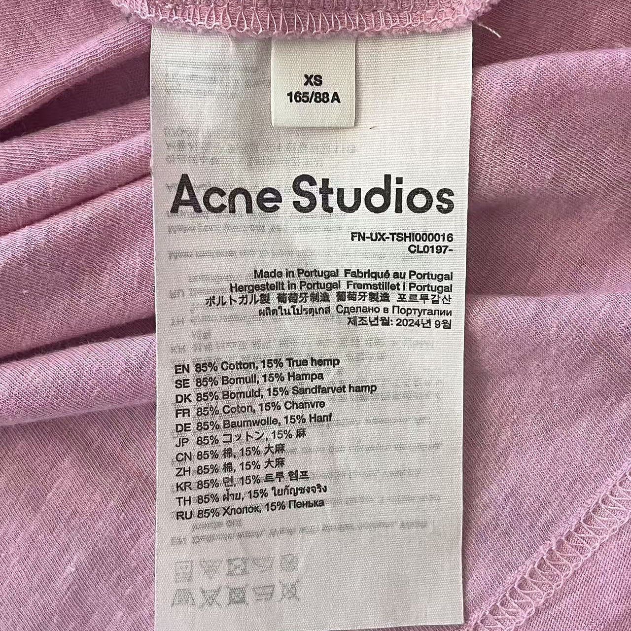 Acne Studios Acne Studios Stockholm 1996 Long Sleeve T-Shirt XS Size US XS / EU 42 / 0 - 4 Thumbnail