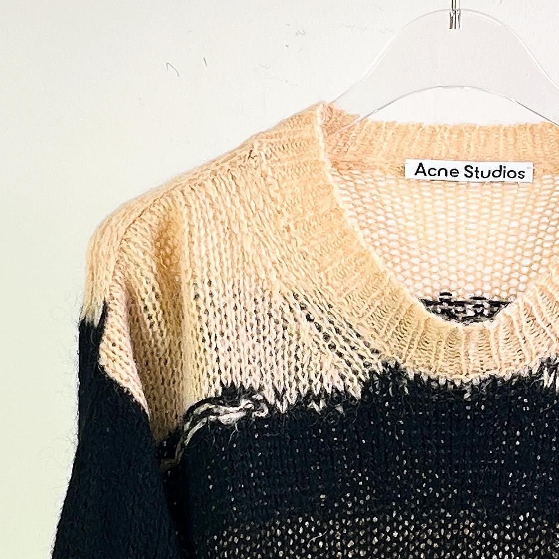 Acne Studios Acne Studios Striped Distressed Mohair Sweater Size M Size M / US 6-8 / IT 42-44 - 5 Thumbnail