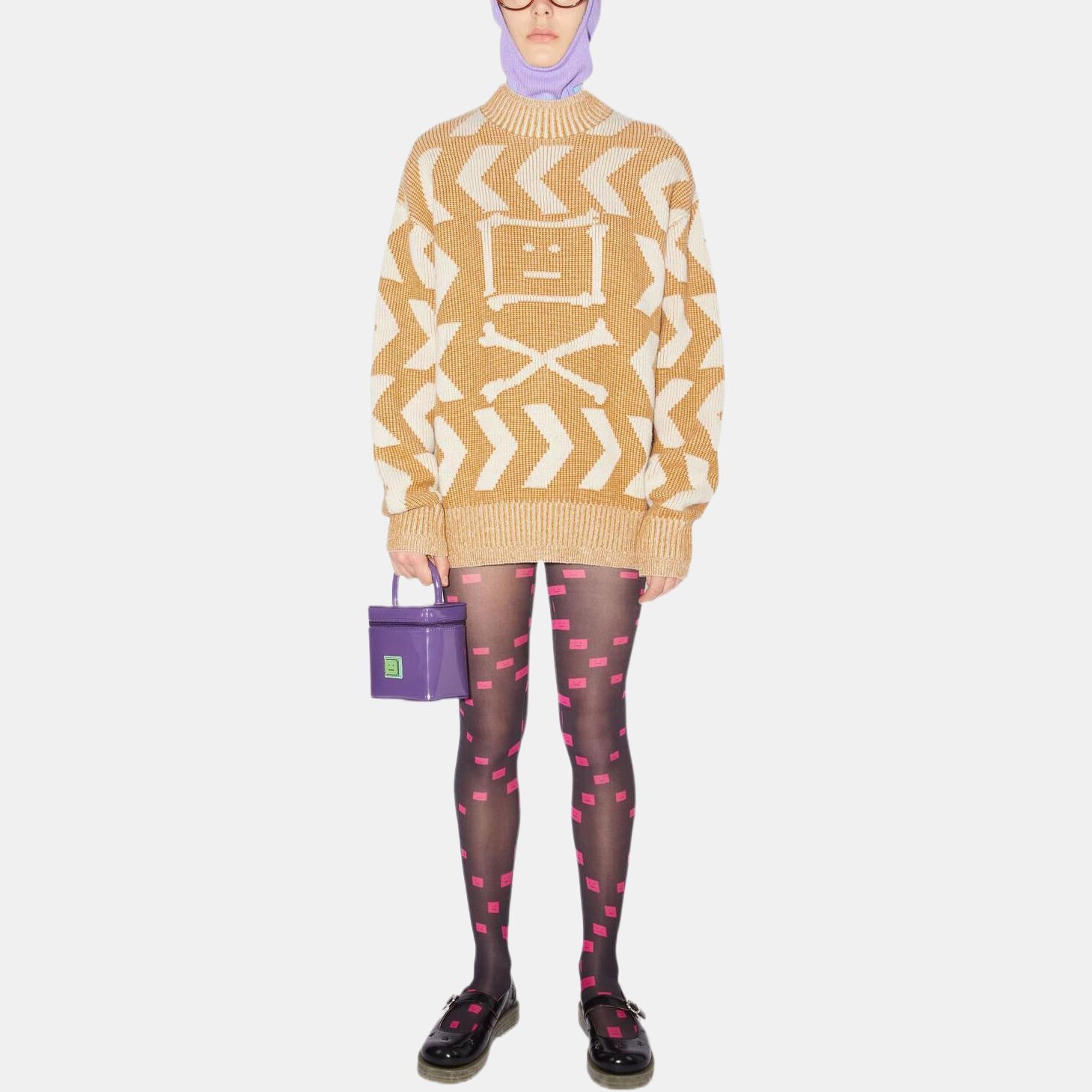 Acne Studios Acne Studios Face Pattern Sweater Size XS Size US XS / EU 42 / 0 - 6 Thumbnail