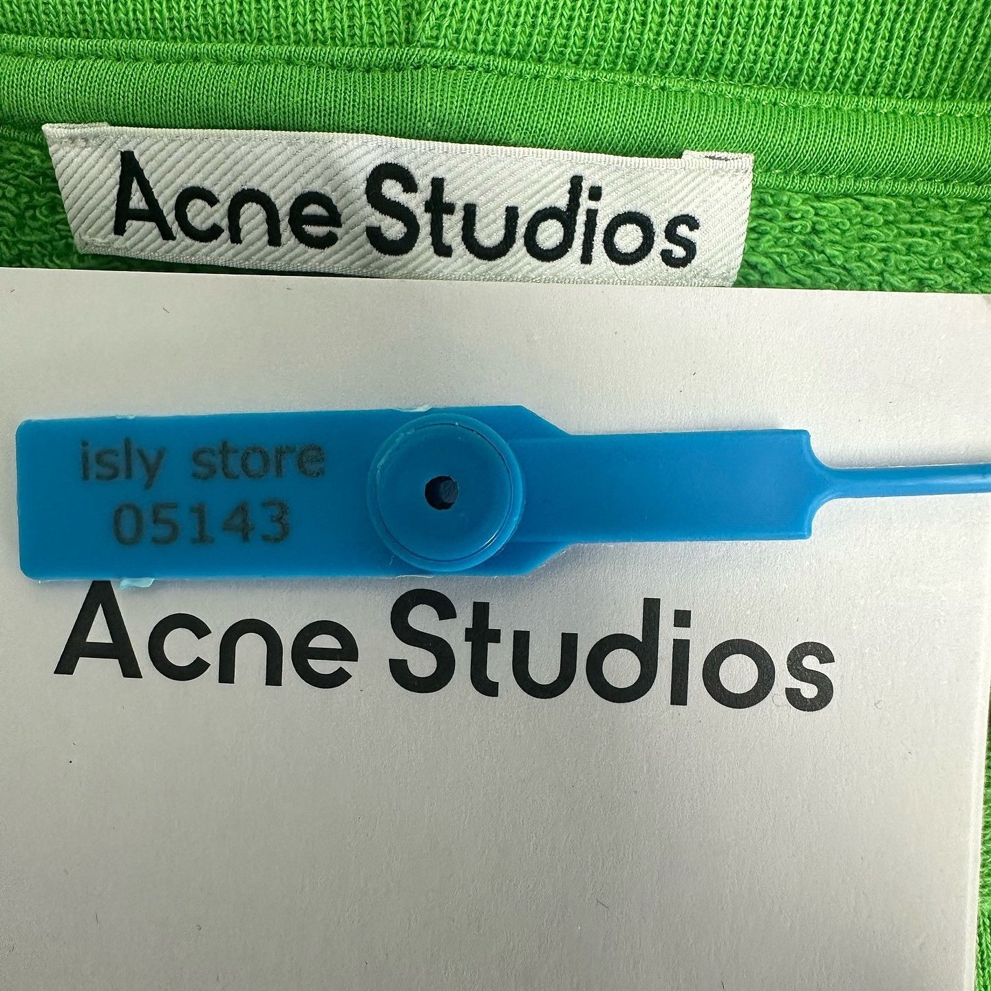 Acne Studios Acne Studios Green Printed Hoodie Size XXS Size XXS / US 00 / IT 34 - 3 Thumbnail