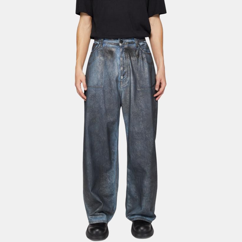 Acne Studios Acne Studios Metallic Baggy Denim Jeans Size 28 Size US 28 / EU 44 - 9 Thumbnail