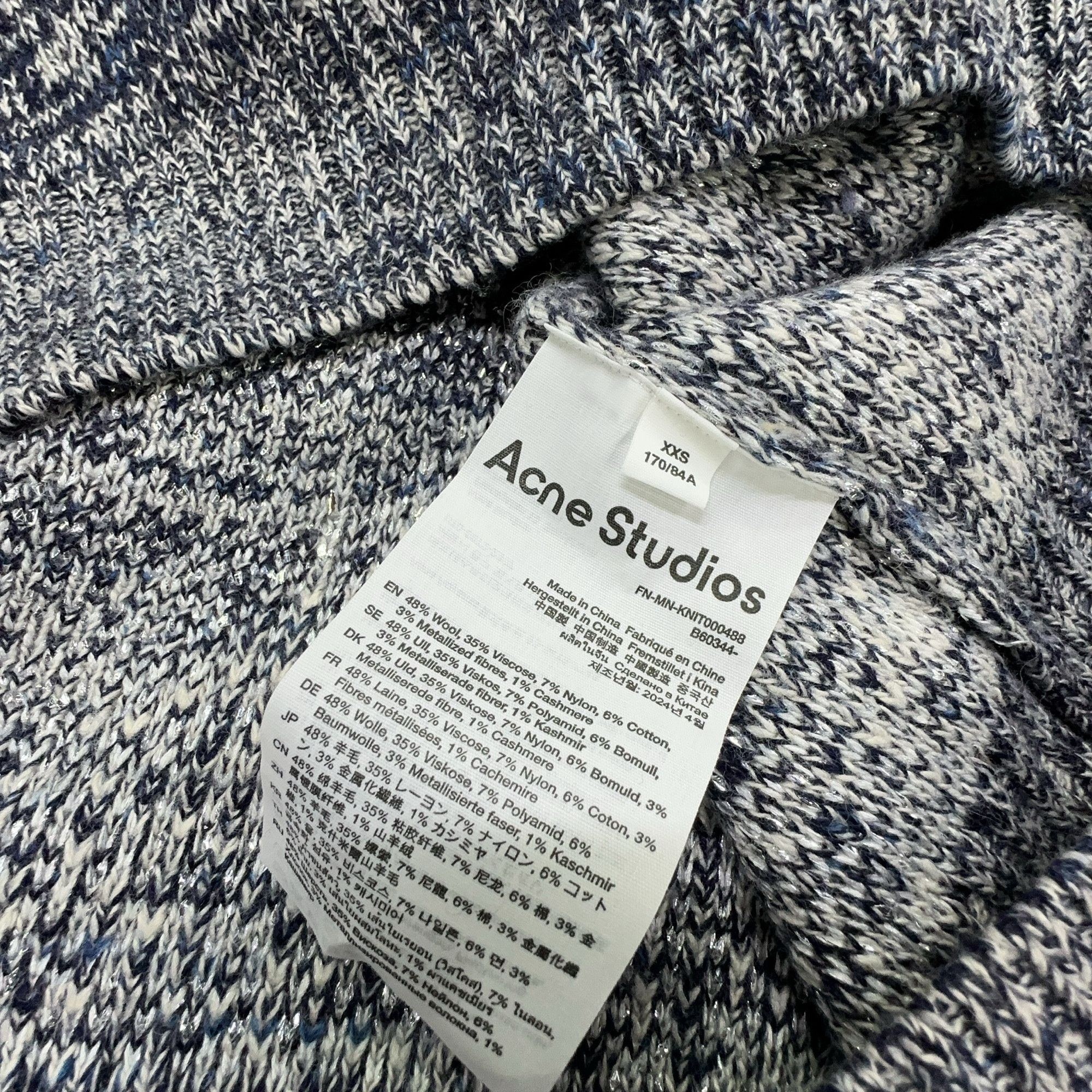 Acne Studios Acne Studios Heart Jacquard Crewneck Sweater Size XXS Size US XXS / EU 40 - 3 Thumbnail