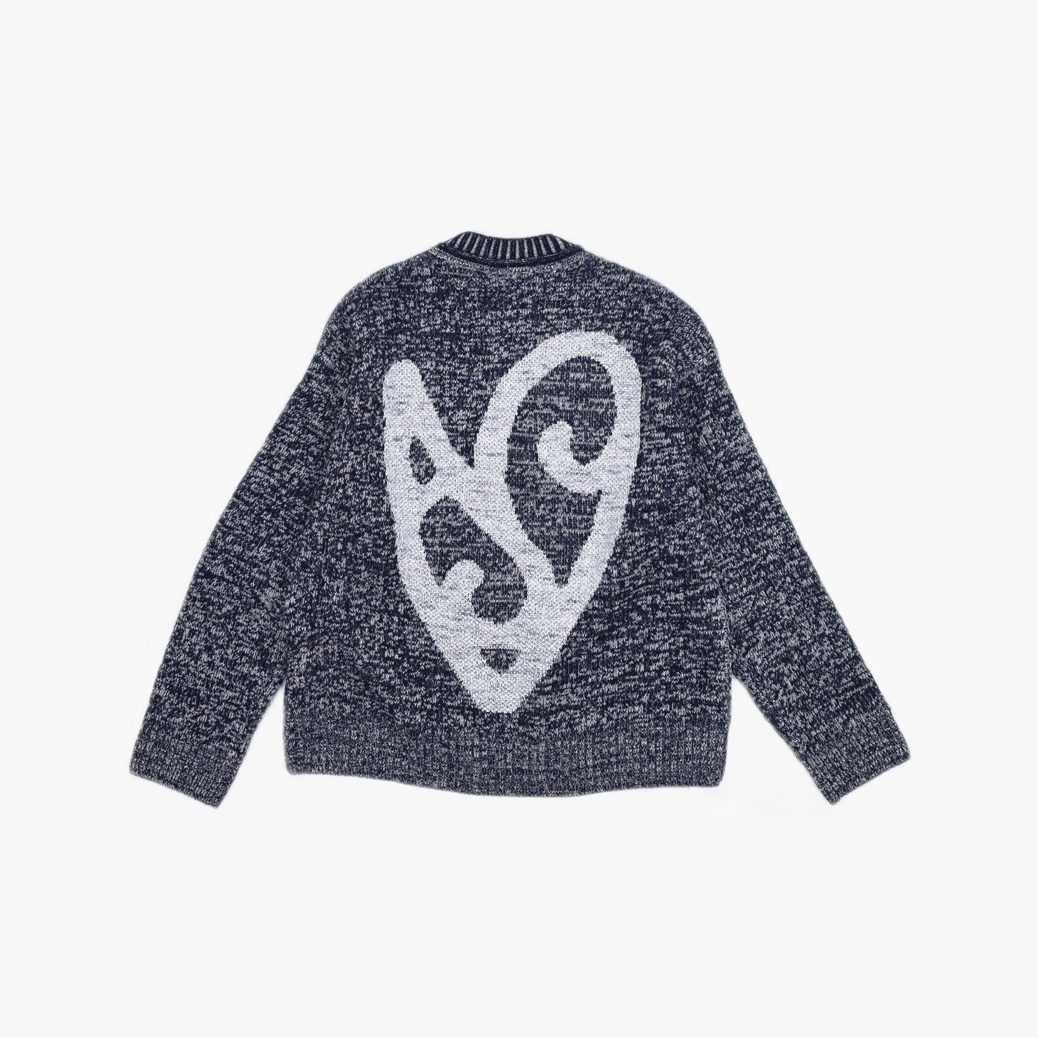 Acne Studios Acne Studios Heart Jacquard Crewneck Sweater Size XXS Size US XXS / EU 40 - 2 Thumbnail