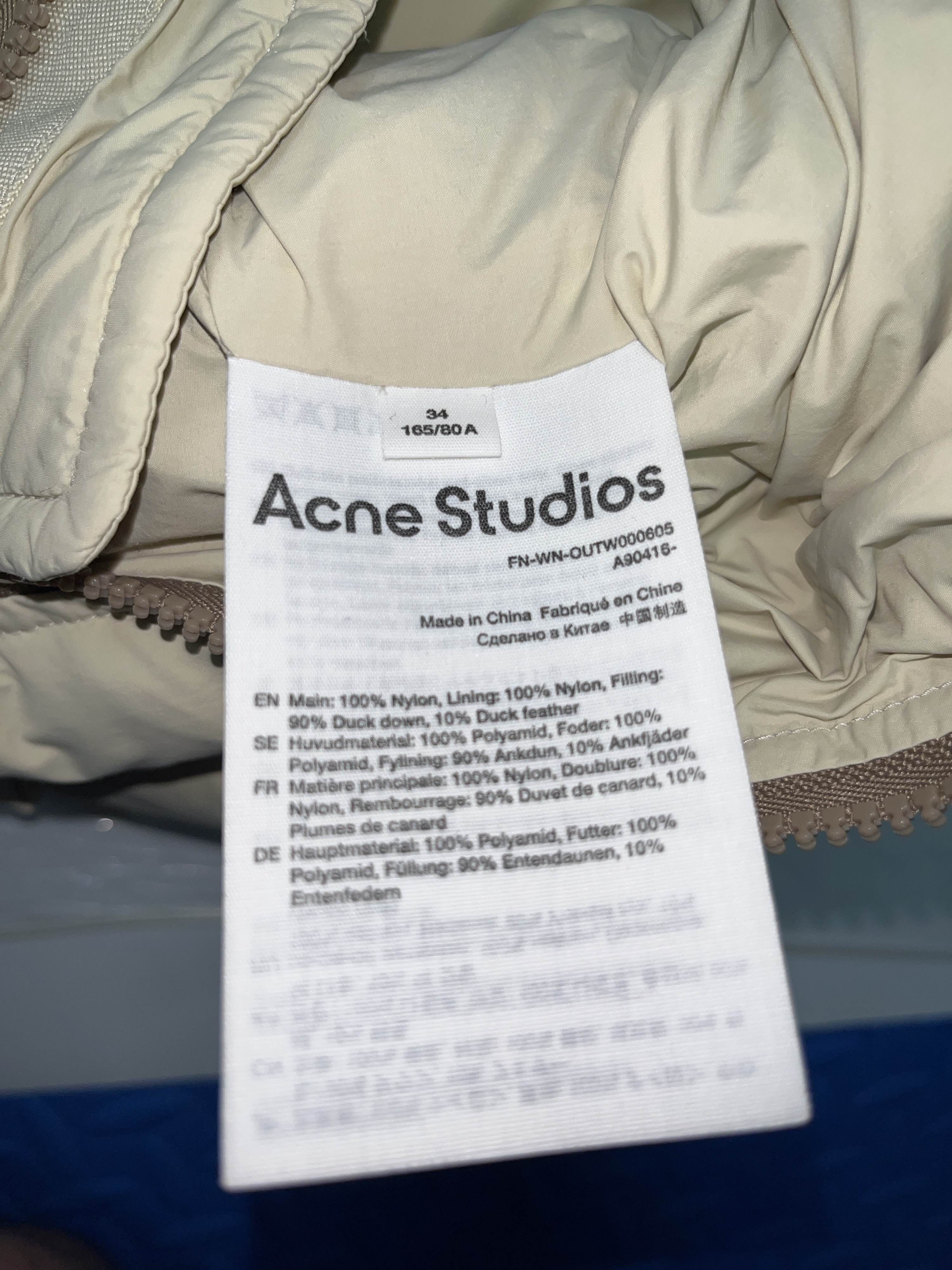 Acne Studios Acne Studios Down Bomber Jacket Size 34 Size XS / US 0-2 / IT 36-38 - 4 Thumbnail