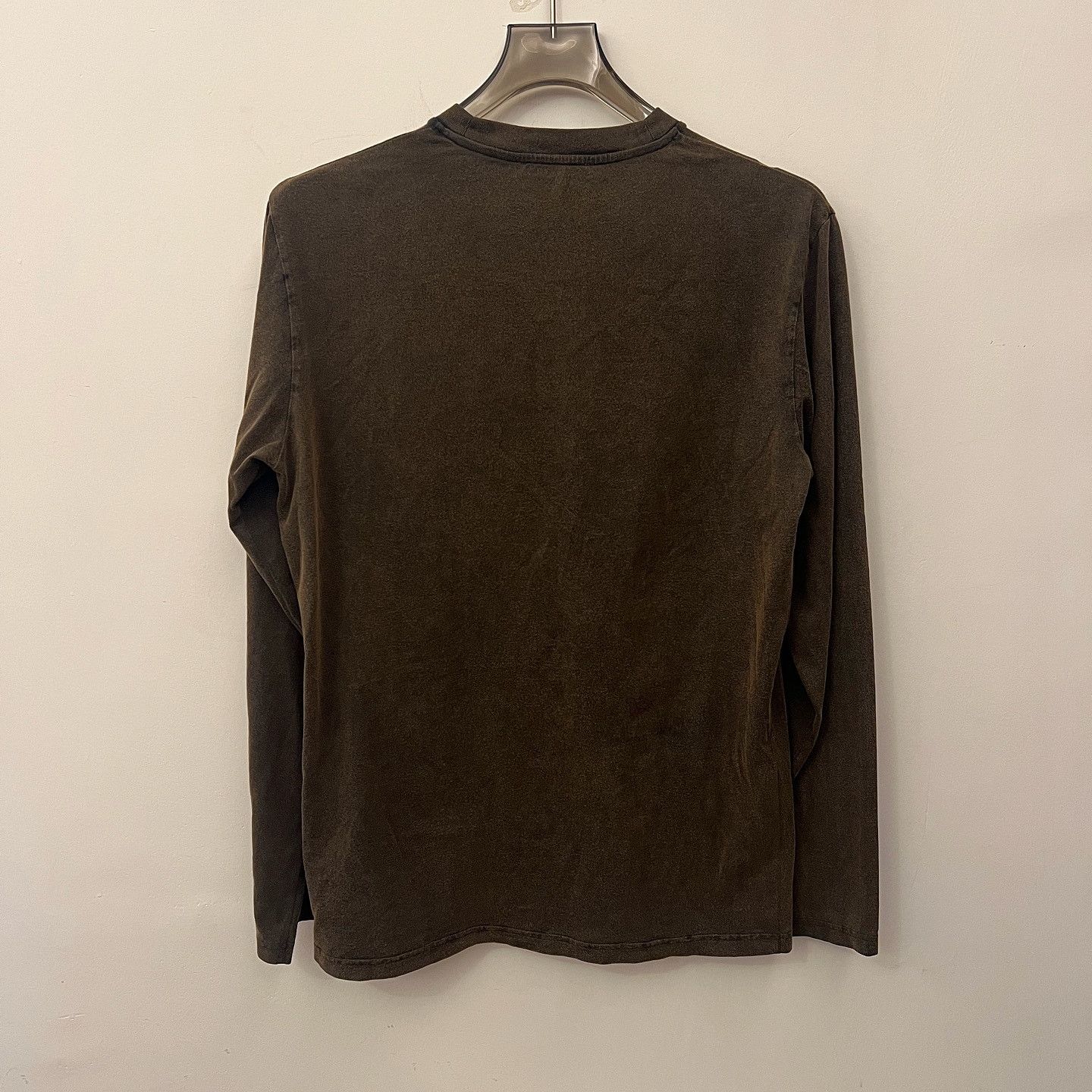 Acne Studios Acne Studios Graphic Leather Patch Long Sleeve Tee US XXS Size US XXS / EU 40 - 2 Thumbnail
