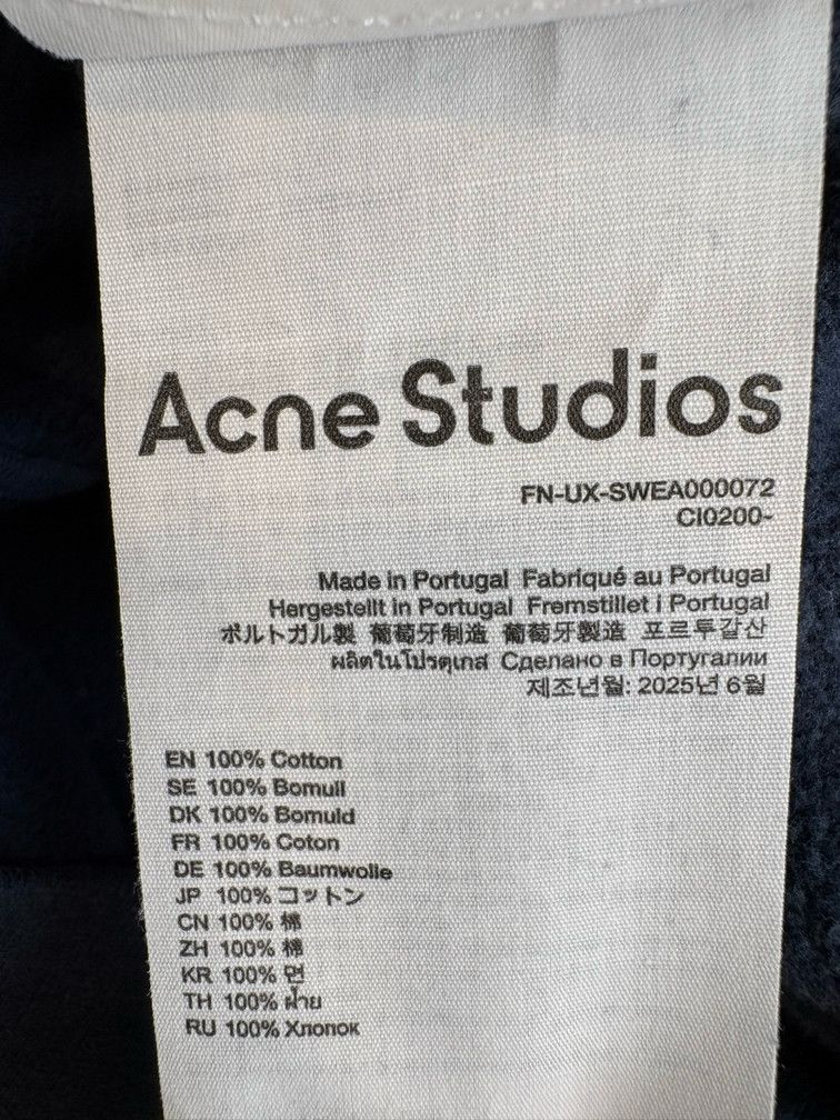 Acne Studios Acne Studios Logo Zip-Up Sweatshirt Size XL Size US XL / EU 56 / 4 - 4 Thumbnail